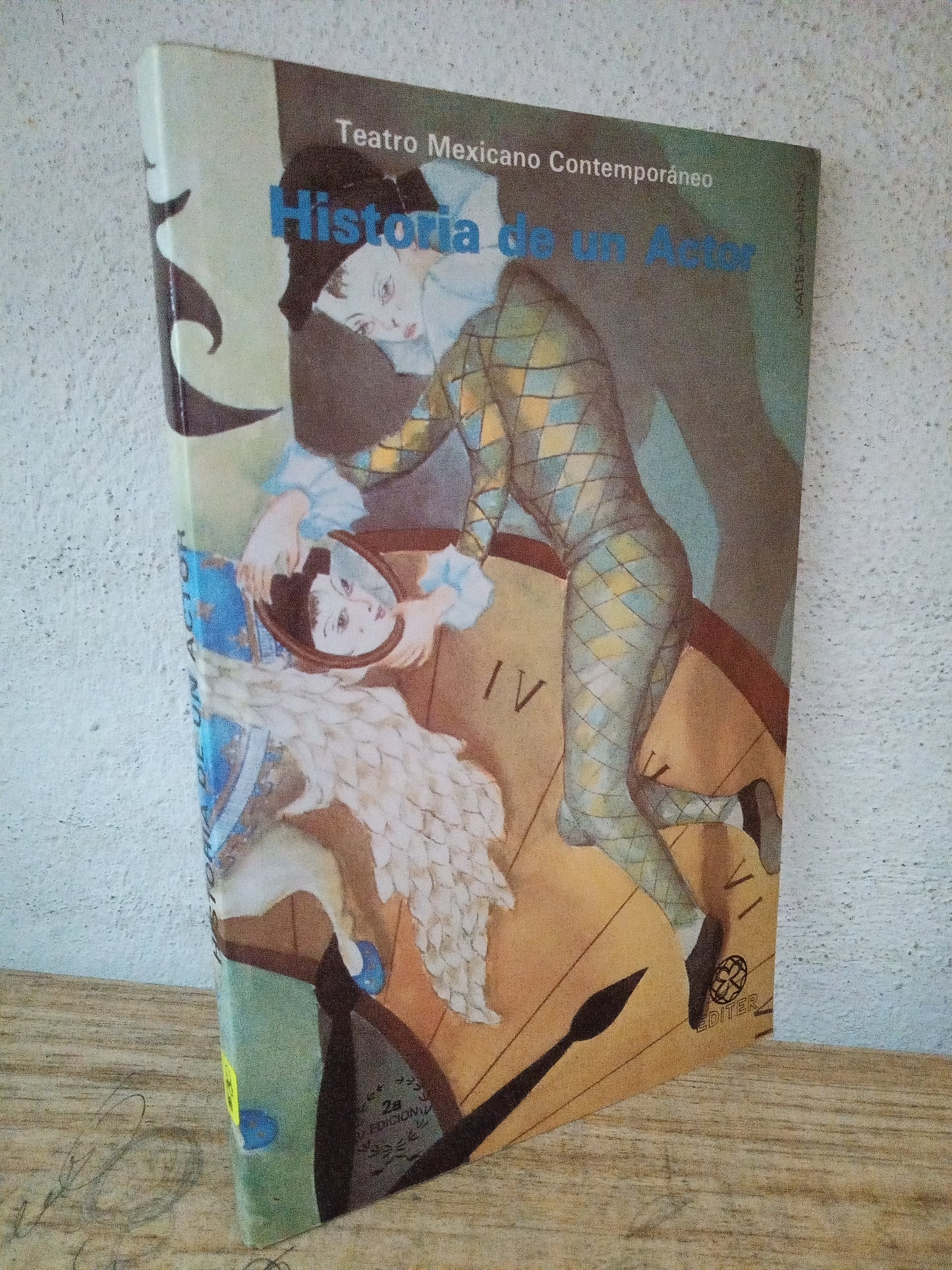 HISTORIA DE UN ACTOR TEATRO MEXICANO CONTEMPORANEO USADO NOVELA LITERARIO 305