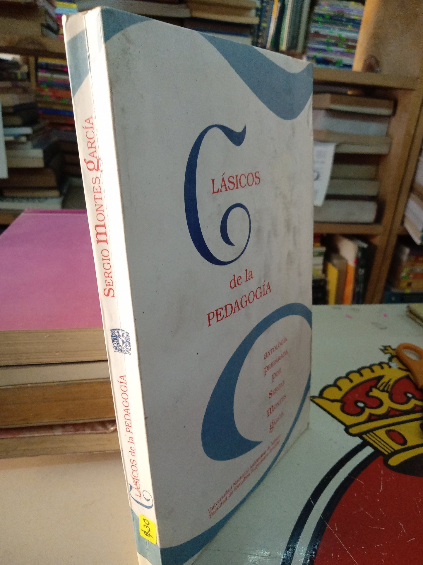 CLÁSICOS DE LA PEDAGOGIA POR SERGIO MONTES GARCIA USADO EDUCACIÓN LITERARIO 207