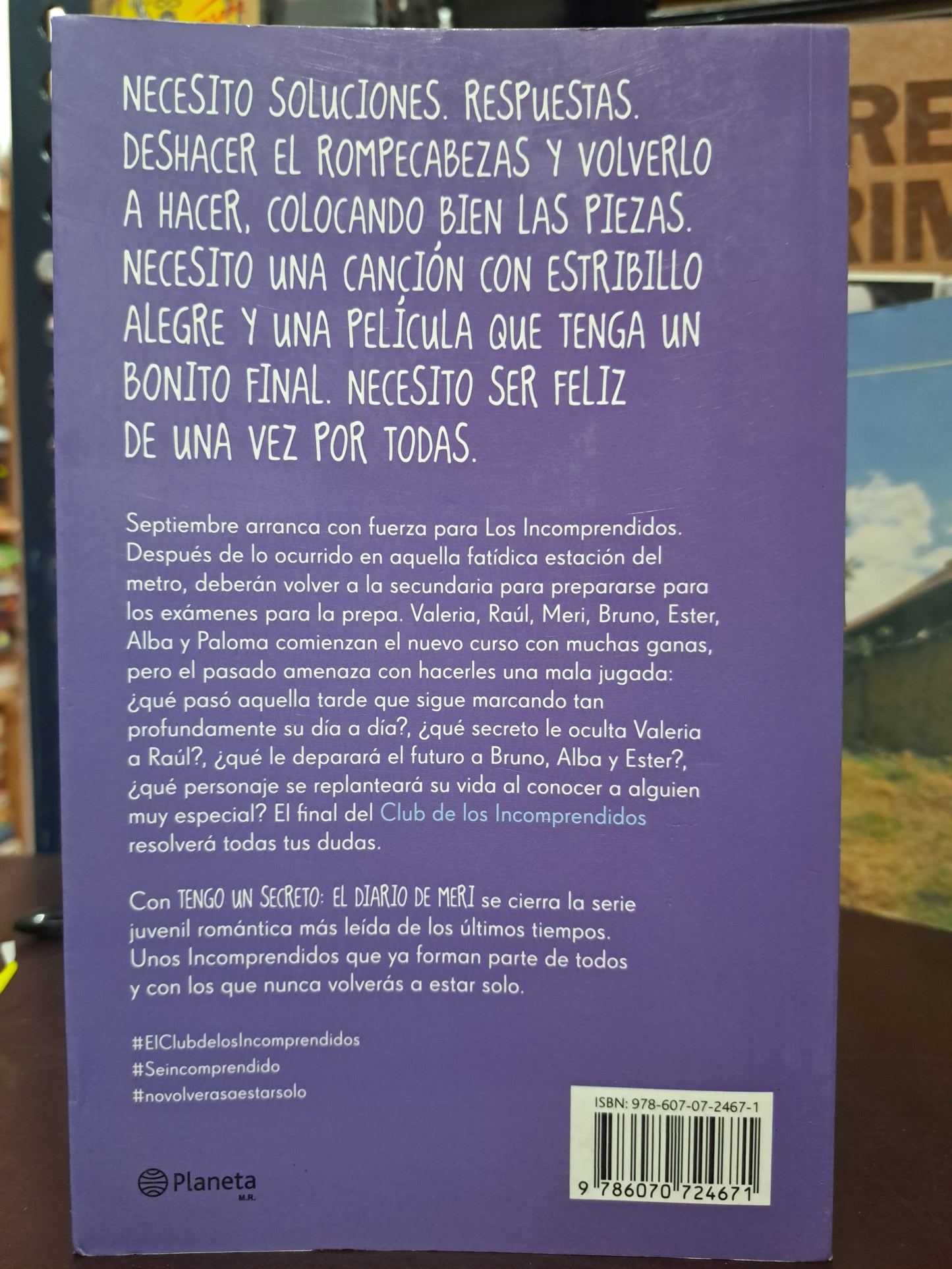 TENGO UN SECRETO: EL DIARIO DE MERI BLUE JEANS USADO NOVELA LITERARIO 305