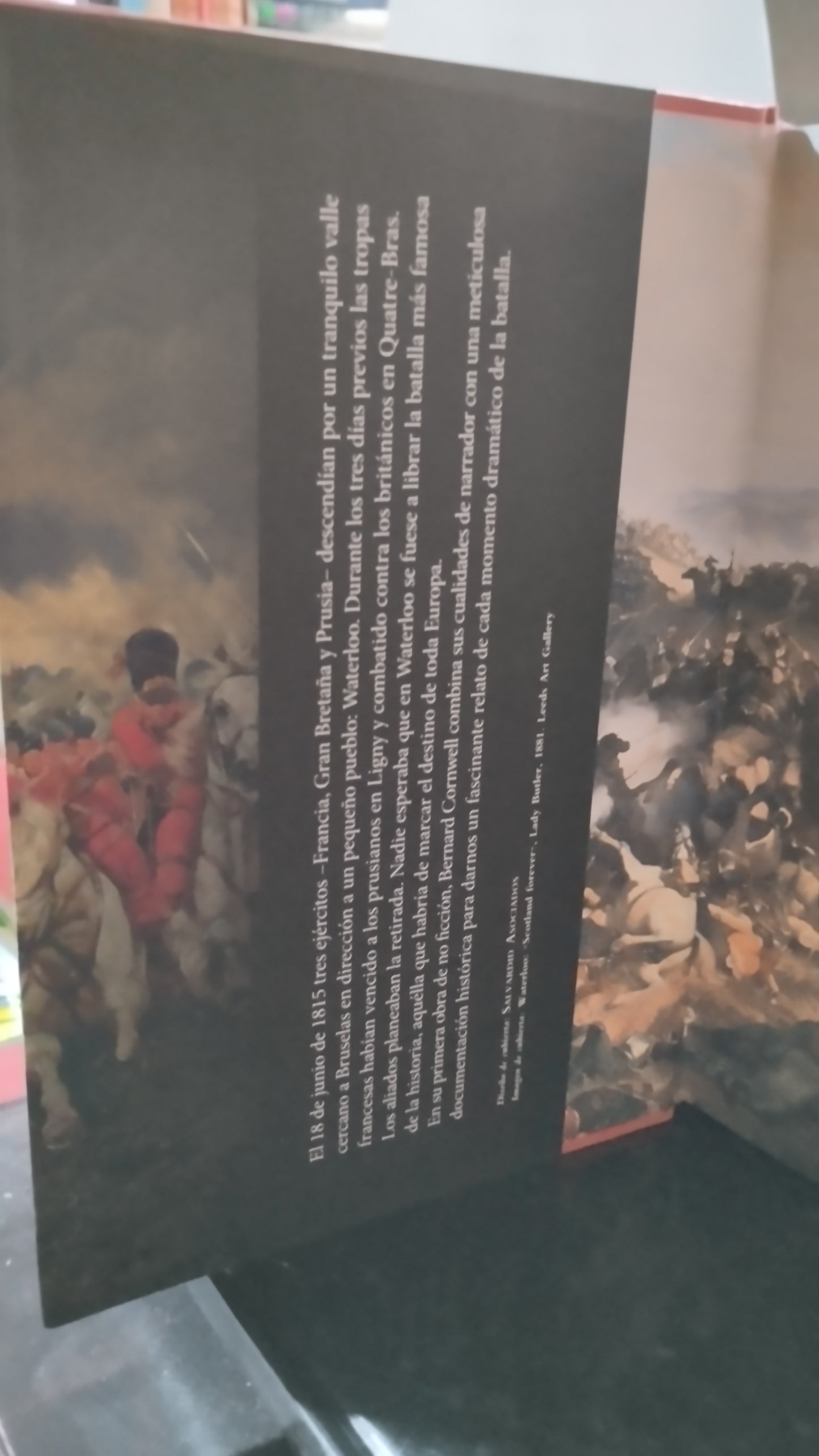 WATERLOO POR BERNARD CORNWELL LIBRO USADO HISTORIA ALDAMA