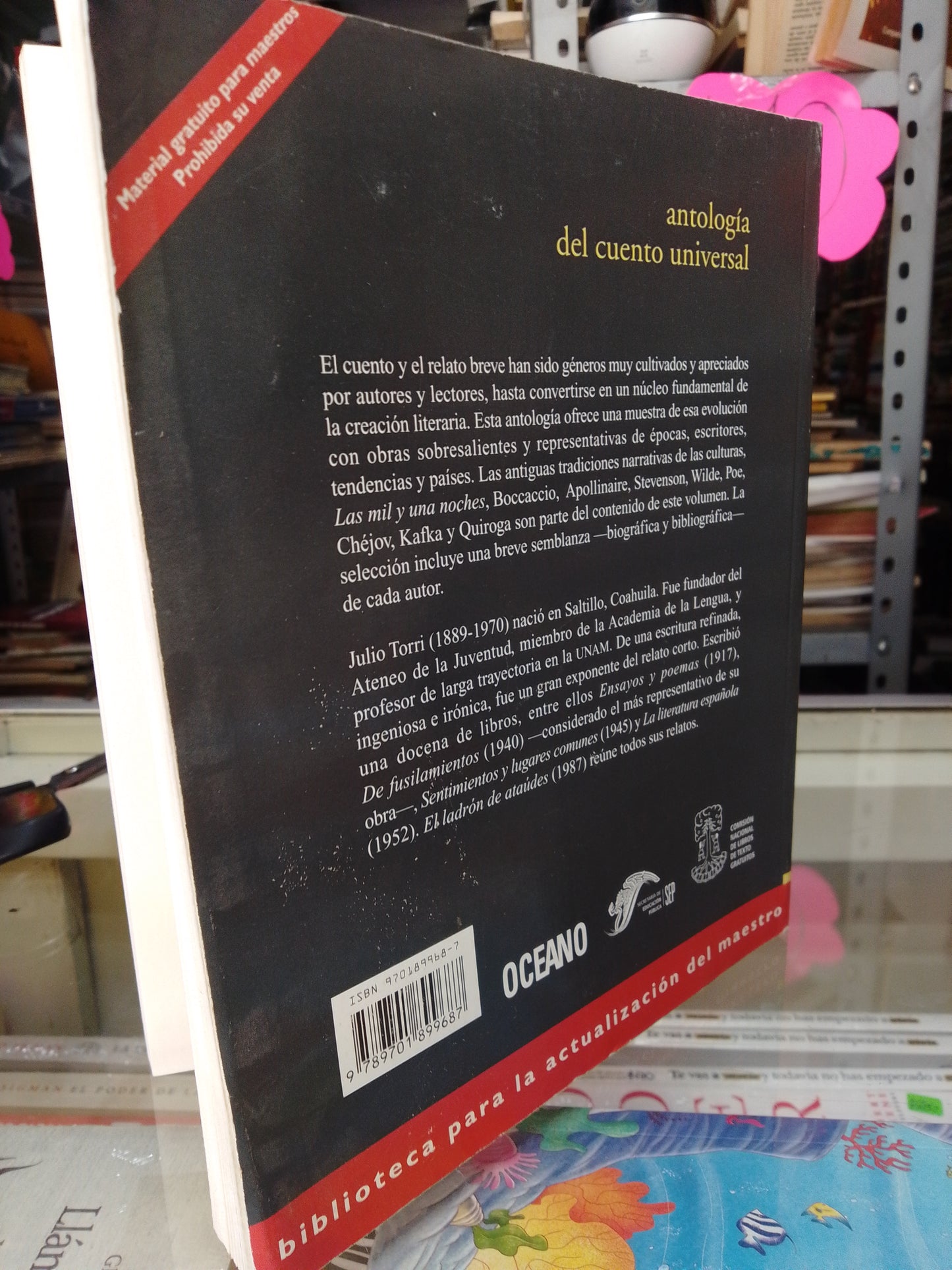 ANTOLOGIA DEL CUENTO UNIVERSAL USADO NOVELA JUÁREZ