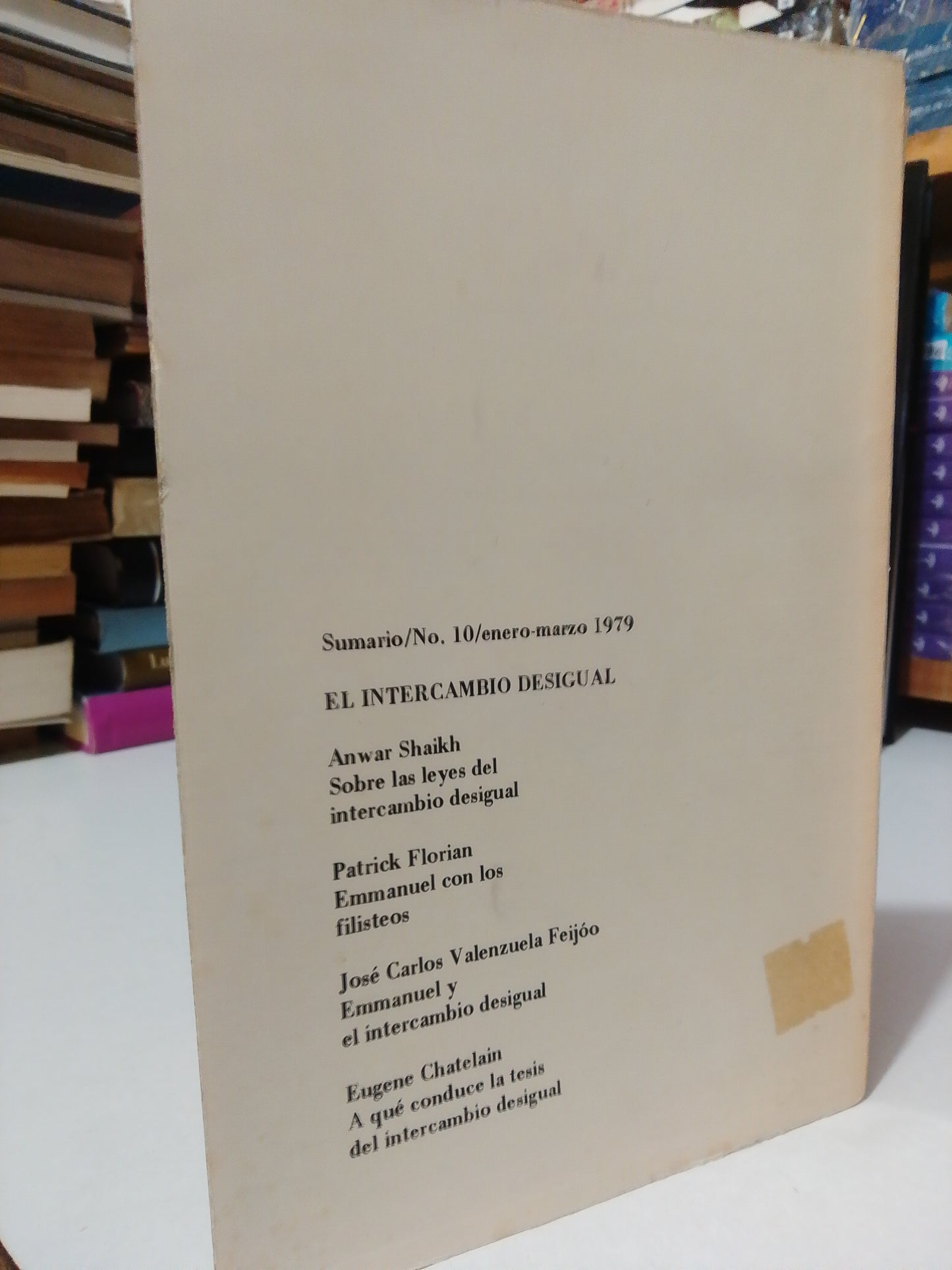 EL INTERCAMBIO DESIGUAL USADO HISTORIA JUAREZ