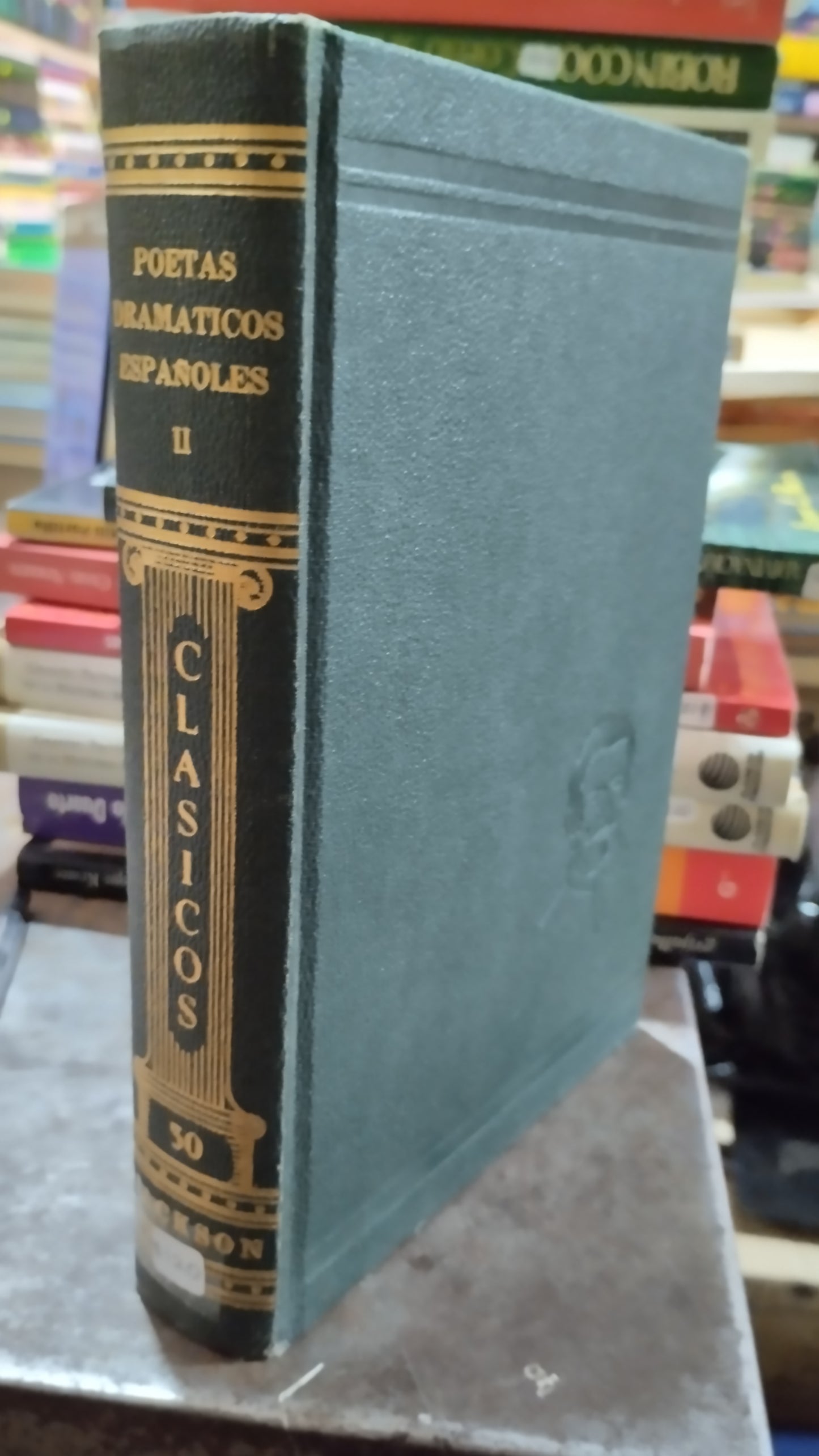POETAS DRAMATICOS ESPAÑOLES II LIBRO USADO NOVELAS ALDAMA