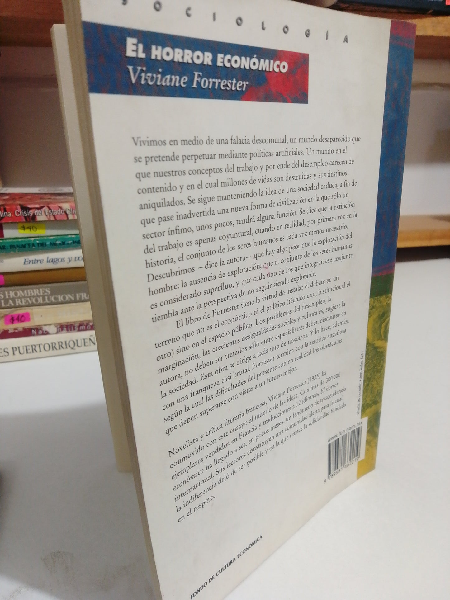 EL HORROR ECONOMICO POR VIVIANE FORREST USADO HISTORIA JUAREZ