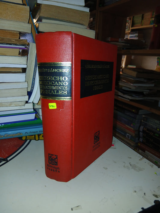 DERECHO MEXICANO DE PROCEDIMIENTOS PENALES POR GUILLERMO COLÍN SÁNCHEZ USADO DERECHO LITERARIO 207