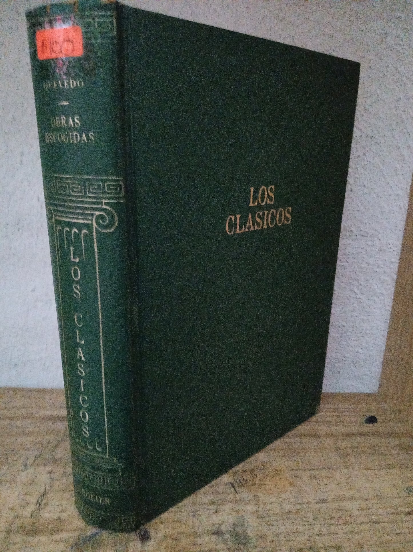 QUEVEDO OBRAS ESCOGIDAS USADO NOVELA LITERARIO 305