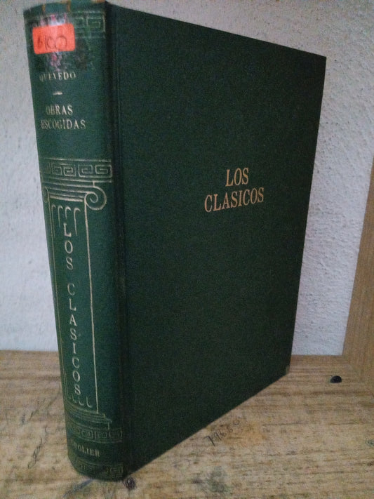 QUEVEDO OBRAS ESCOGIDAS USADO NOVELA LITERARIO 305