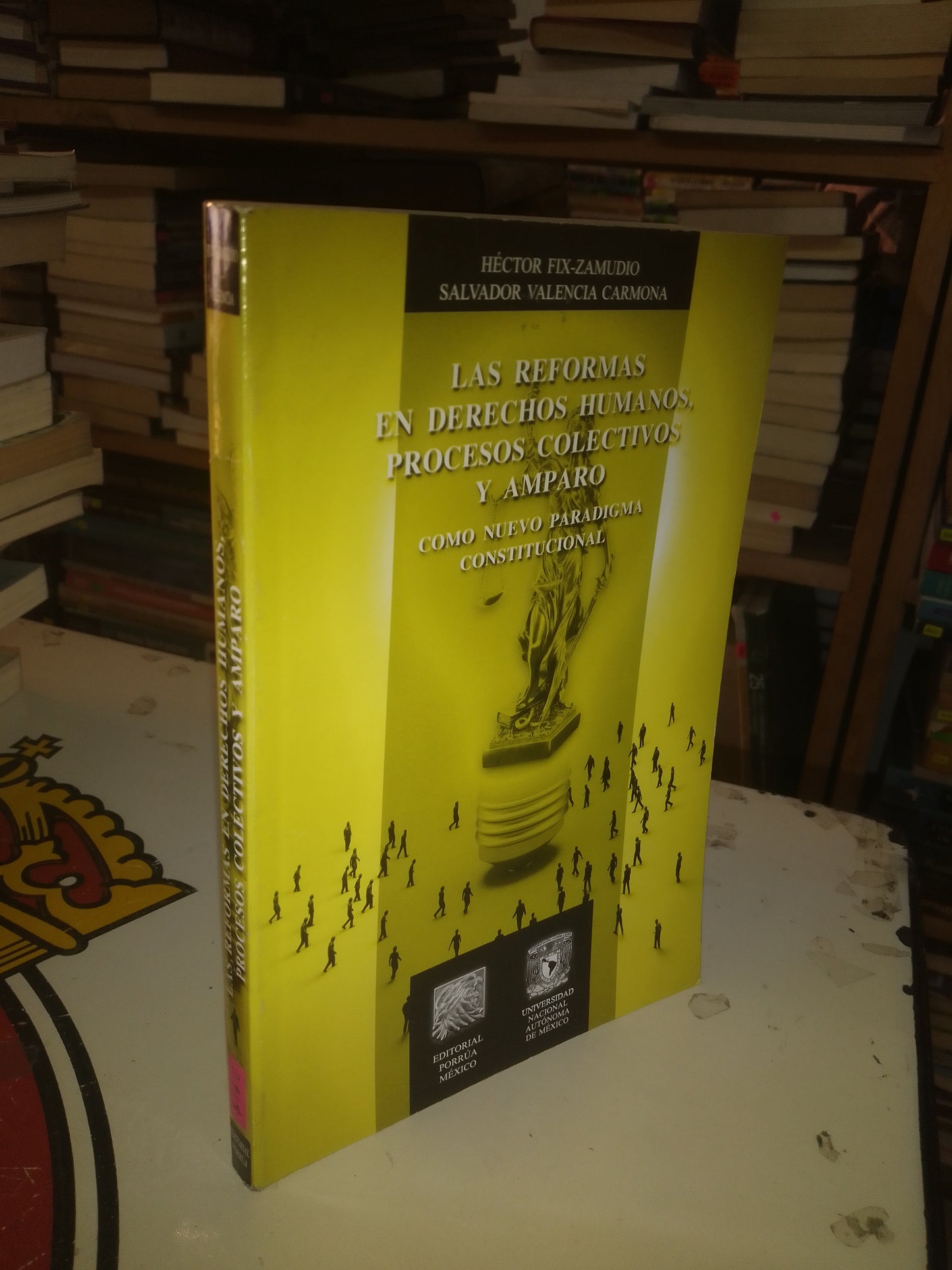 LAS REFORMAS EN DERECHOS HUMANOS, PROCESOS COLECTIVOS Y AMPARO COMO NUEVO PARADIGMA CONSTITUCIONAL POR HÉCTOR FIX ZAMUDIO Y SALVADOR VALENCIA CARMONA USADO DERECHO LITERARIO 207