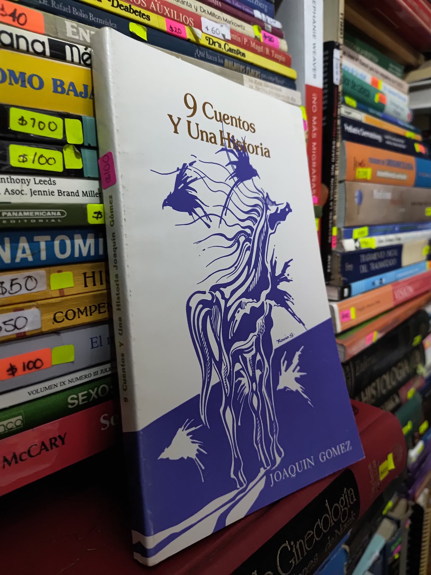 9 CUENTOS Y UNA HISTORIA POR JOAQUIN GOMEZ USADO NOVELAS LITERARIO 305