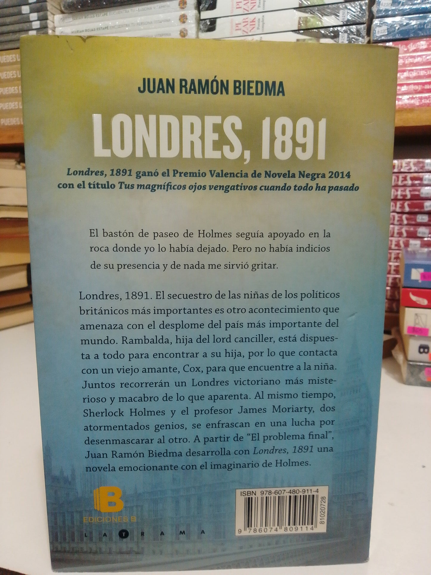 LONDRES 1891 POR JUAN RAMON BIEDMAN USADO NOVELA JUAREZ