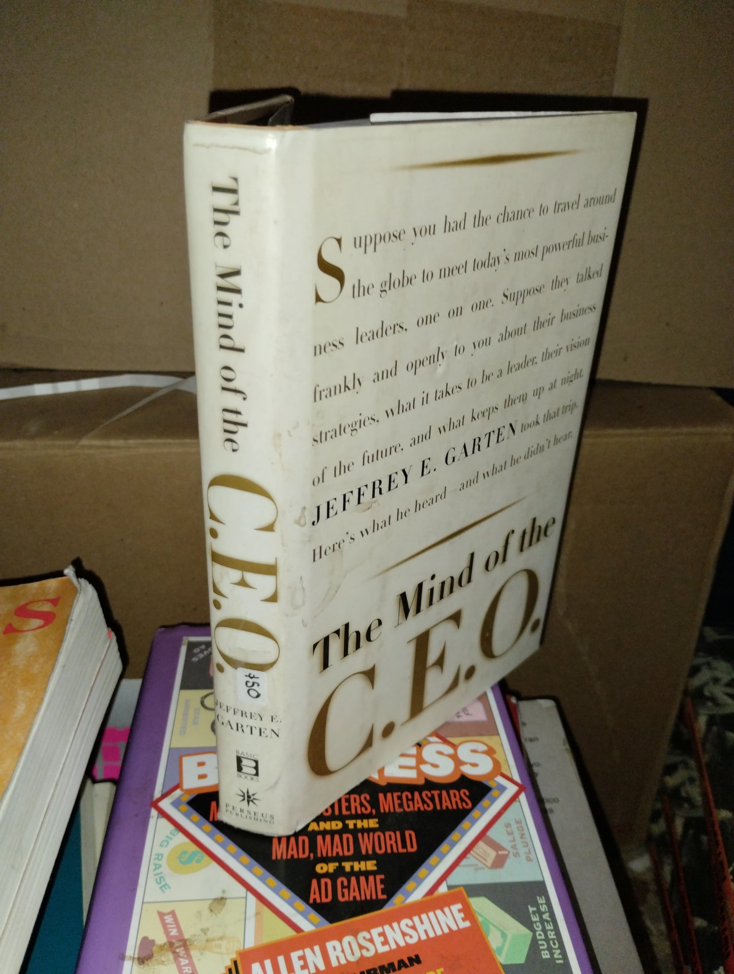 THE MIND OF THE C.E.O. POR JEFFREY E. GARTEN USADO IDIOMAS ALDAMA