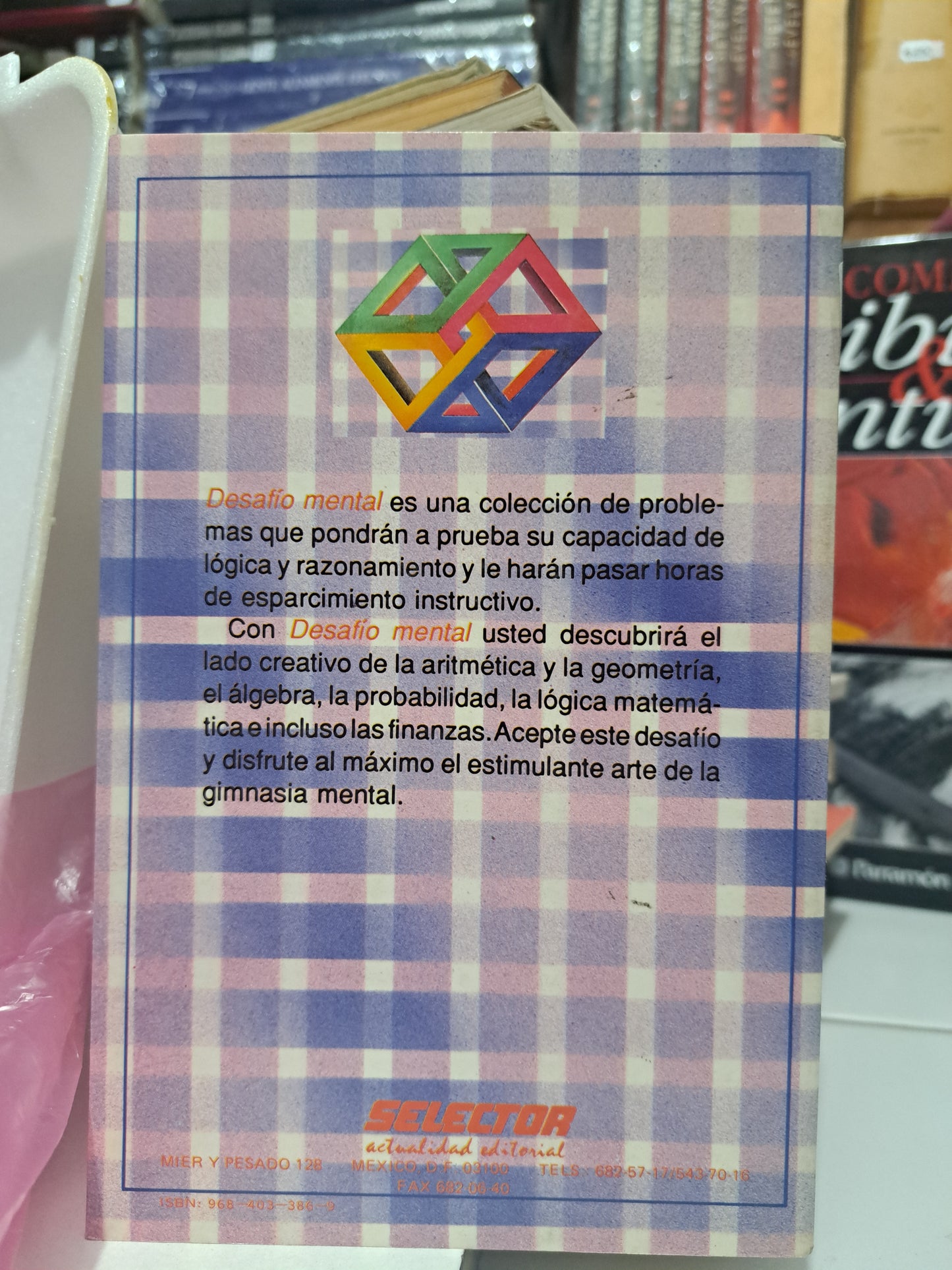 DESAFÍO MENTAL GABRIEL FLORES ARREDONDO USADO SUPERACIÓN PERSONAL JUÁREZ