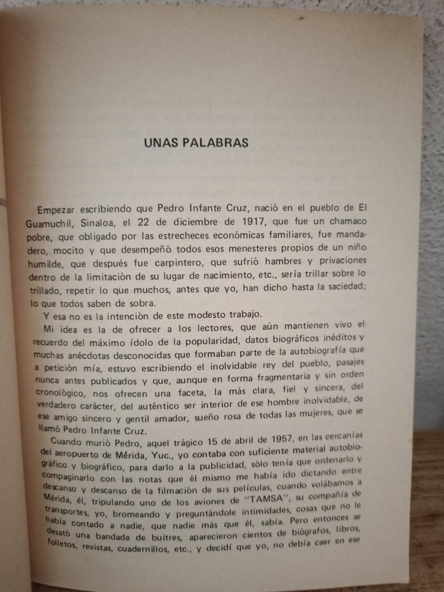 LO QUE ME DIJO PEDRO INFANTE POR CARLOS FRANCO SODJA USADO HISTORIA LITERARIO 305
