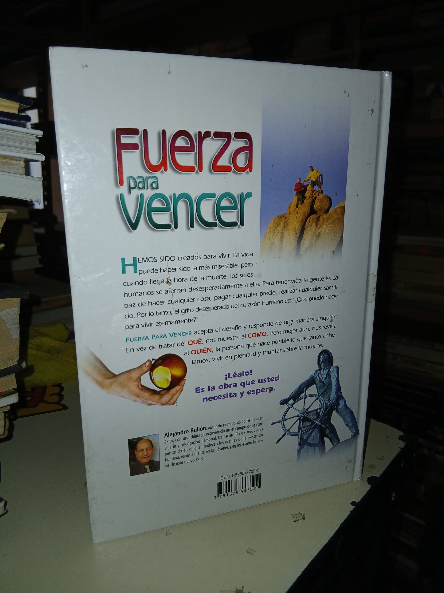 FUERZA PARA VENCER POR ALEJANDRO BULLÓN USADO SUPERACIÓN PERSONAL LITERARIO 207