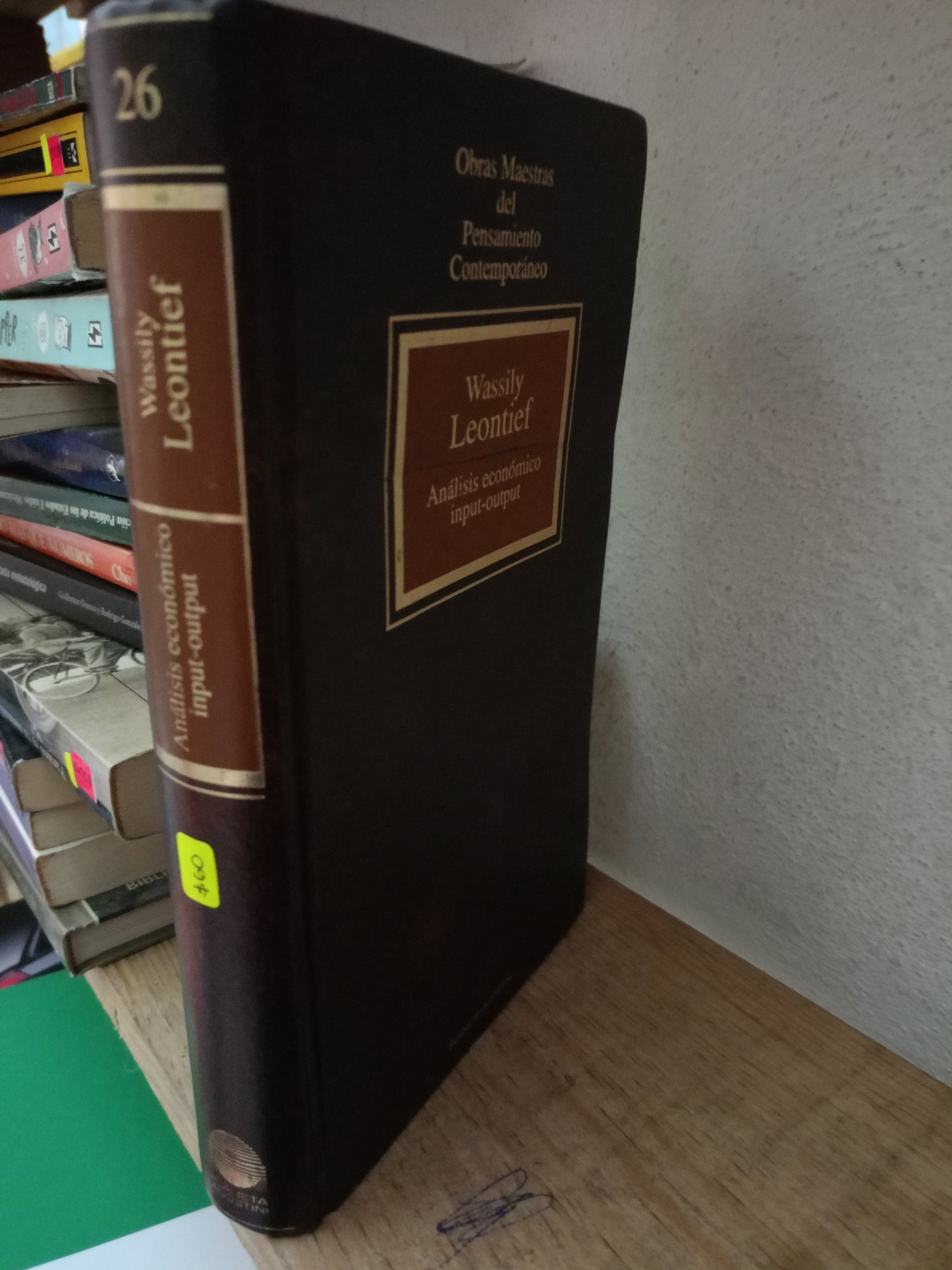 ANALISIS ECONÓMICO INPUT OUTPUT POR WASSILY LEONTIEF USADO FILOSOFIA LITERARIO 305