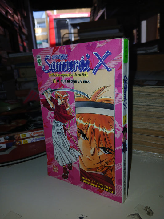 SAMURÁI X 17: EL QUE DECIDE LA ERA POR NOBUHIRO WATSUKI USADO MANGA LITERARIO 207