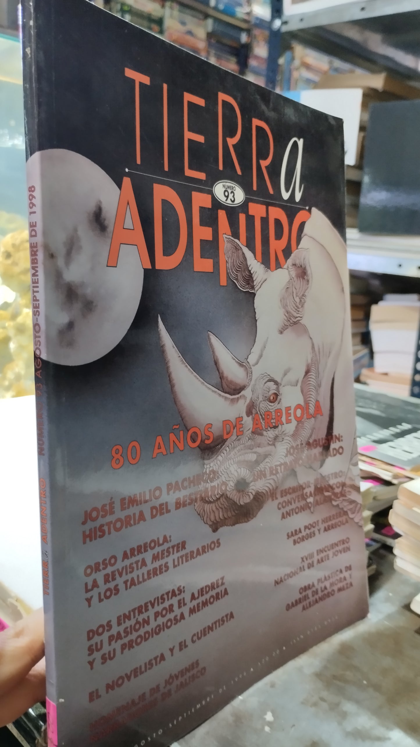 TIERRA ADENTRO 93 LIBRO USADO ARTE ALDAMA
