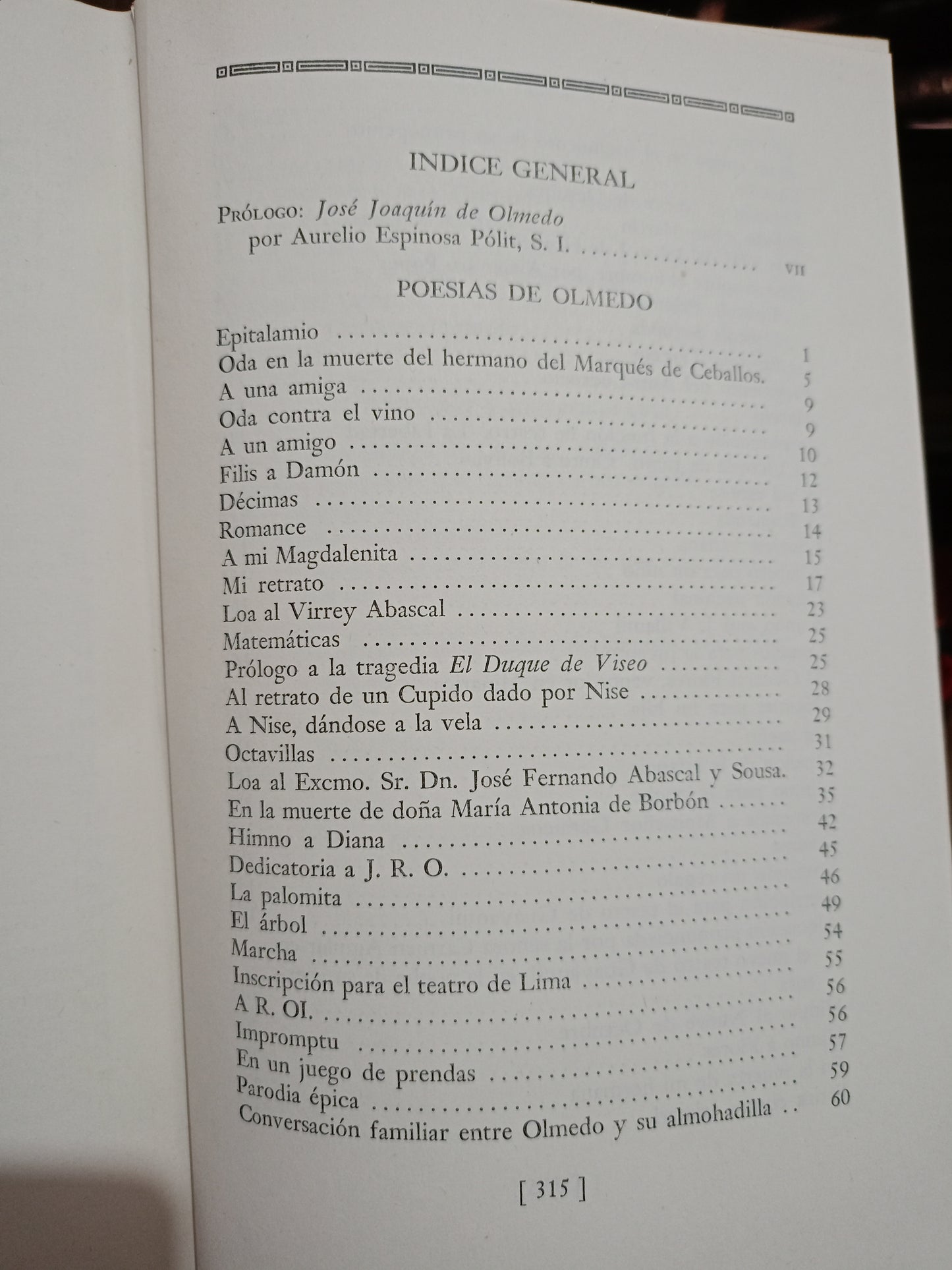 POESÍAS COMPLETAS DE JOSÉ JOAQUÍN DE OLMEDO USADO POESIA LITERARIO 305
