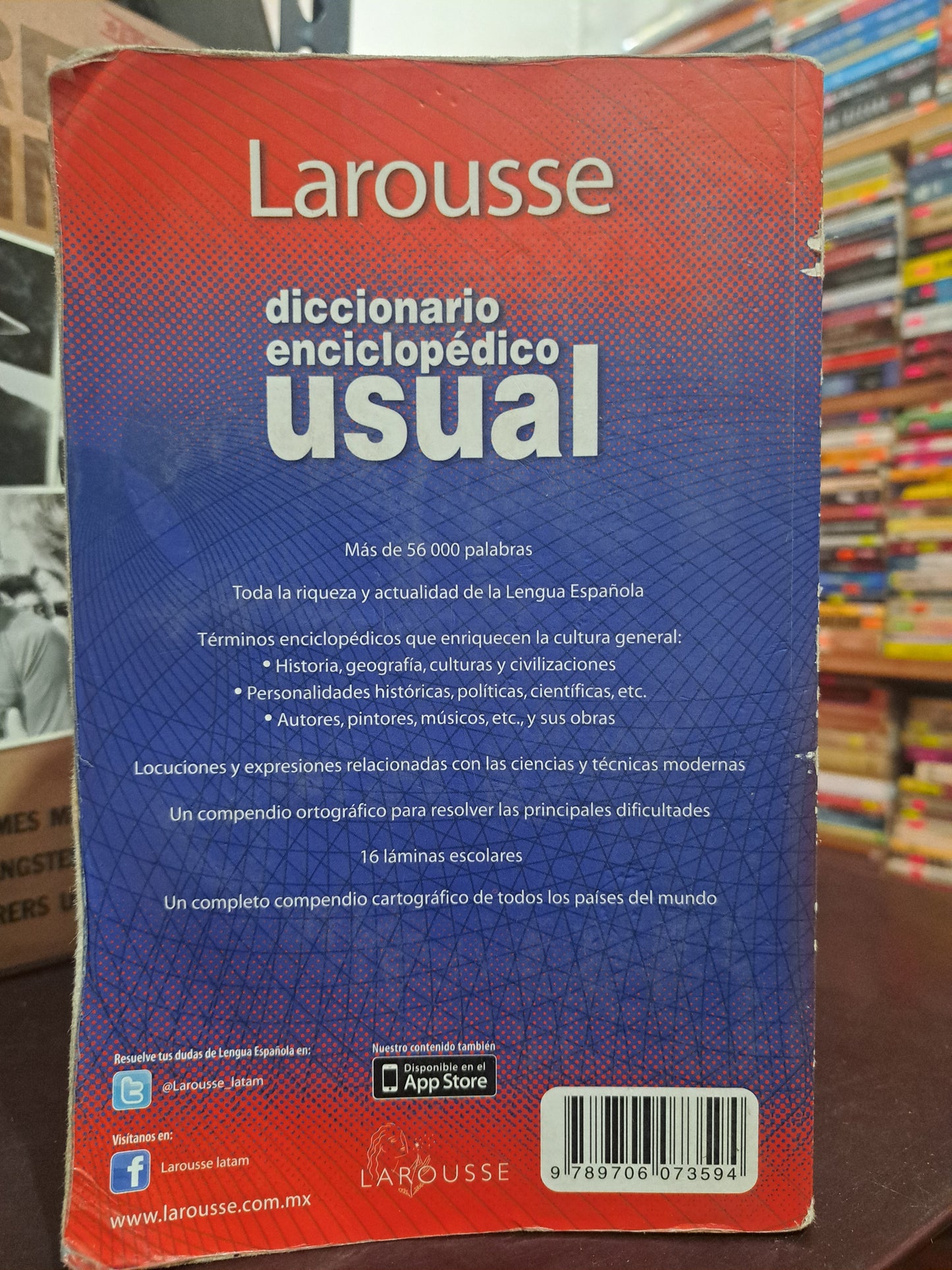 LAROUSSE DICCIONARIO ENCICLOPÉDICO USUAL USADO EDUCACIÓN LITERARIO 305
