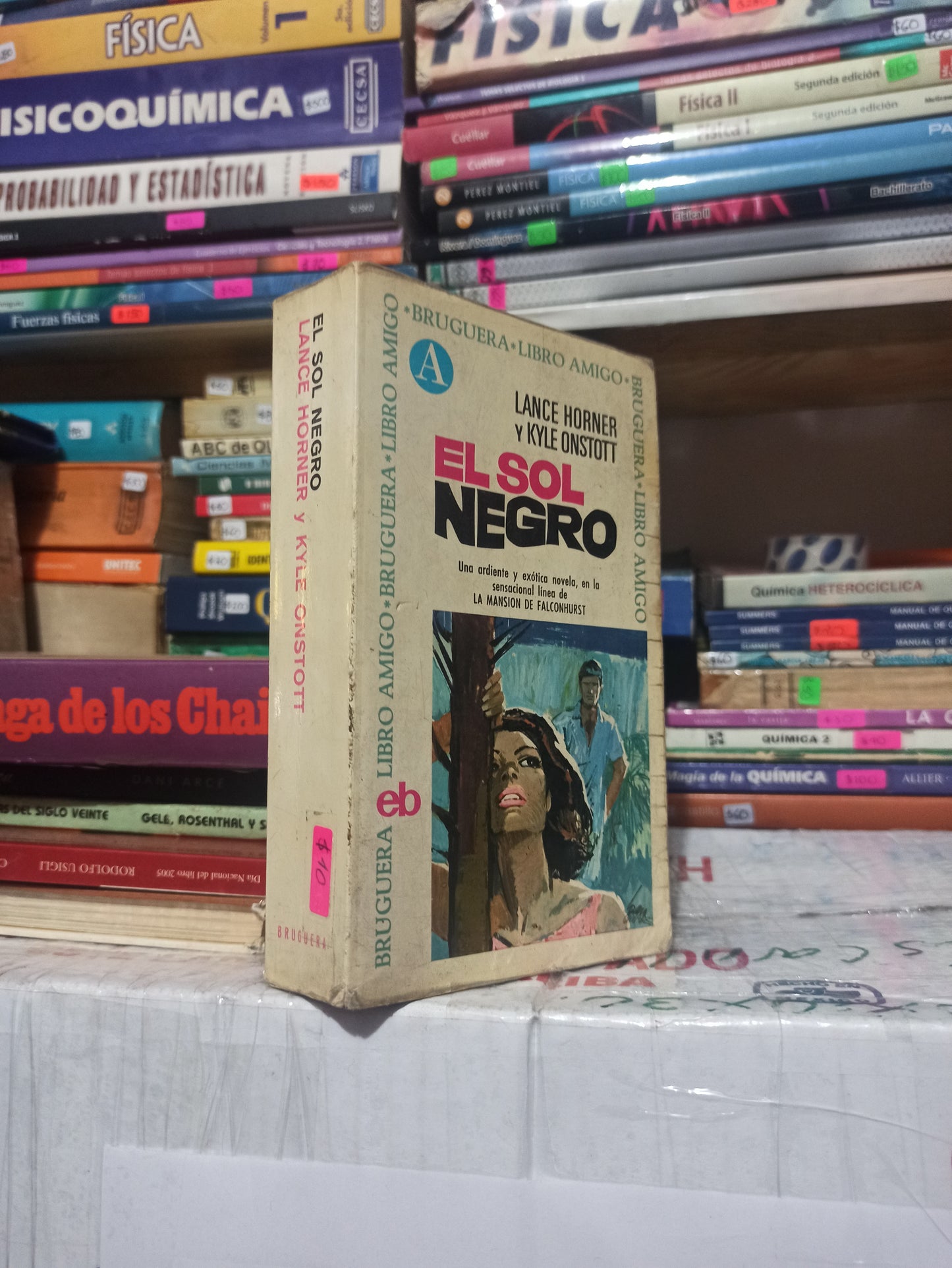 EL SOL NEGRO POR LANCE HORNER USADO NOVELAS JUÁREZ