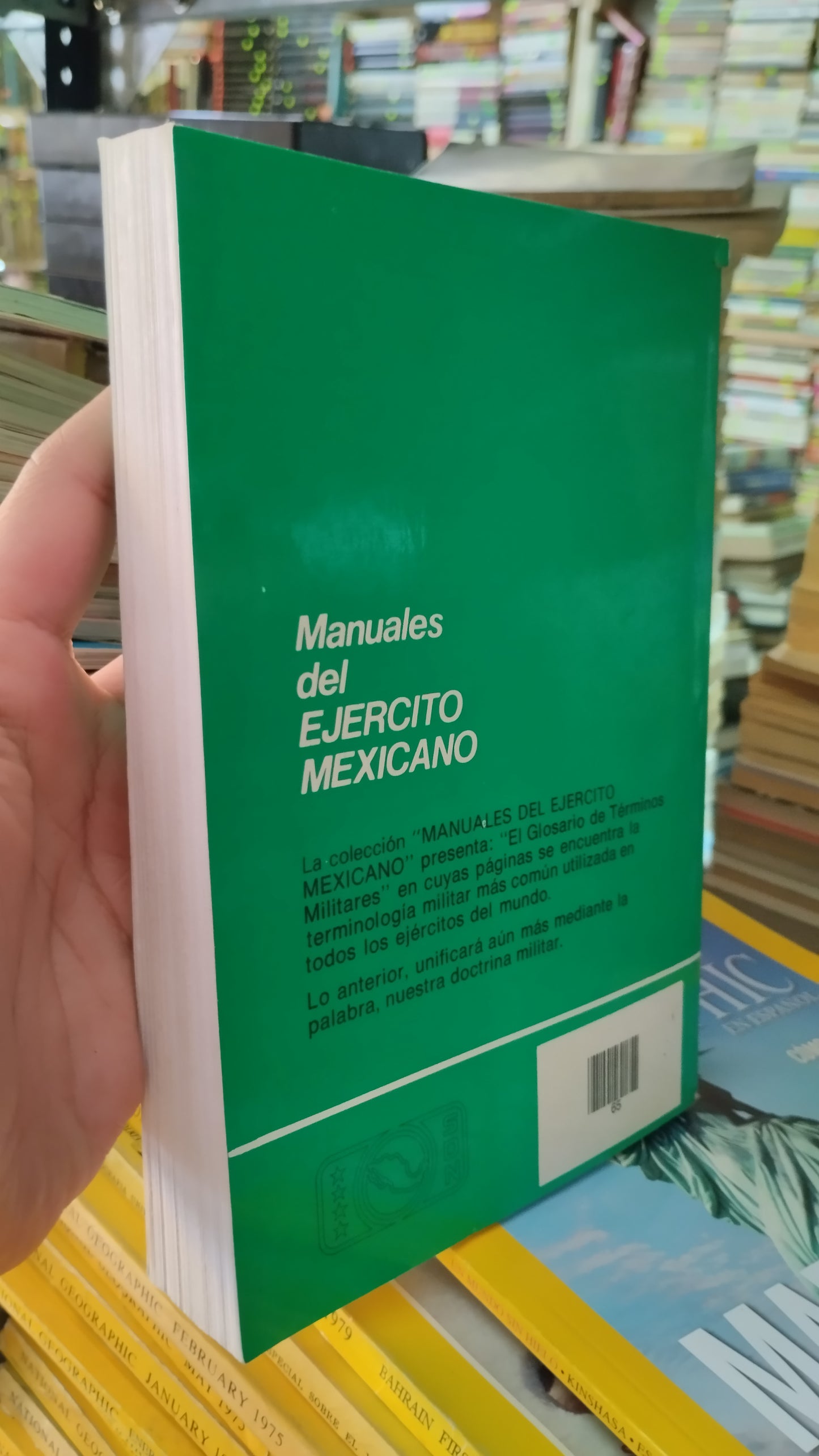 GLOSARIO DE TERMINOS MILITARES POR LA SECRETARIA DE LA DEFENSA NACIONAL LIBRO USADO HISTORIA ALDAMA