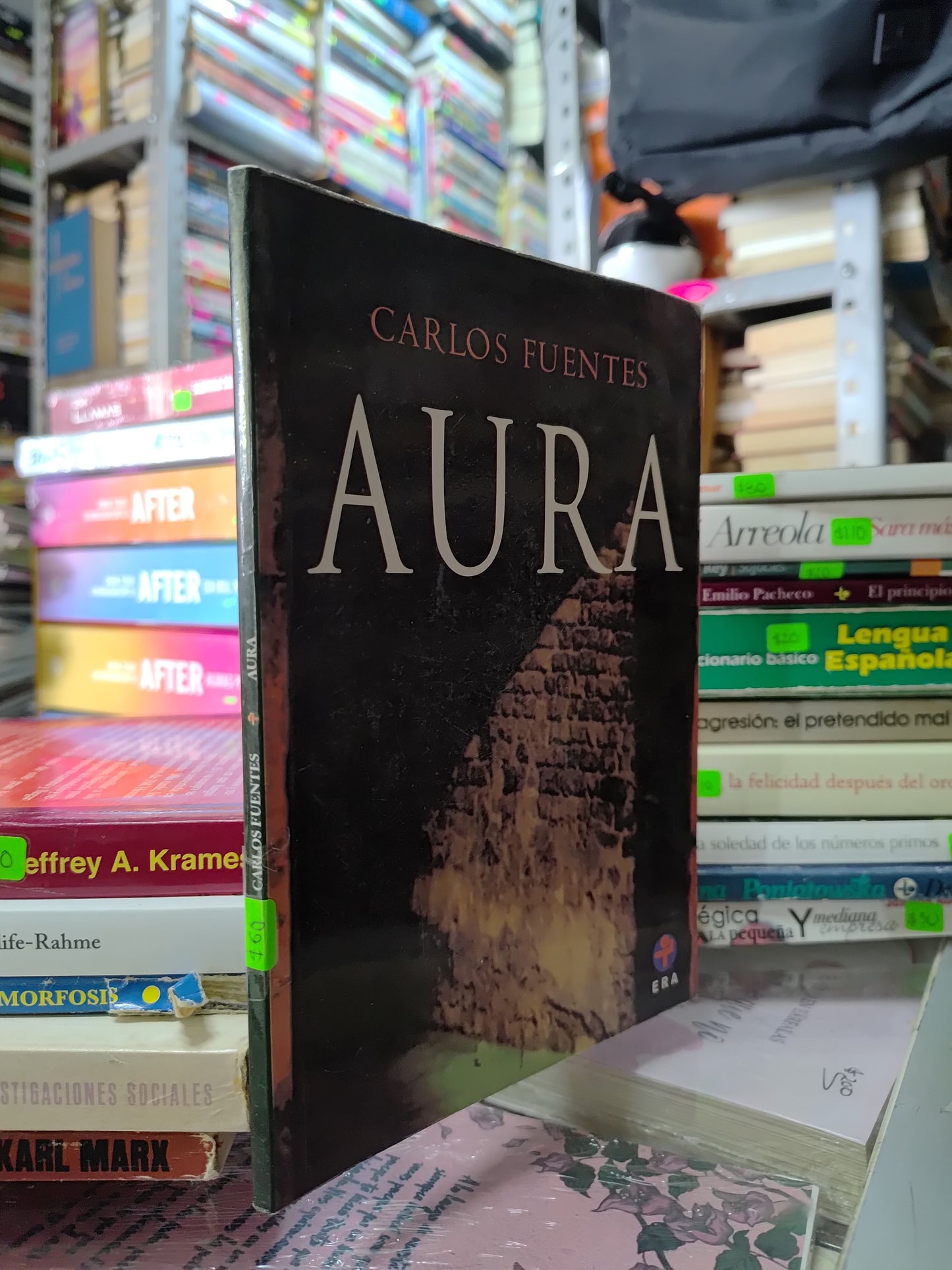 AURA POR CARLOS FUENTES USADO NOVELAS JUAREZ 507