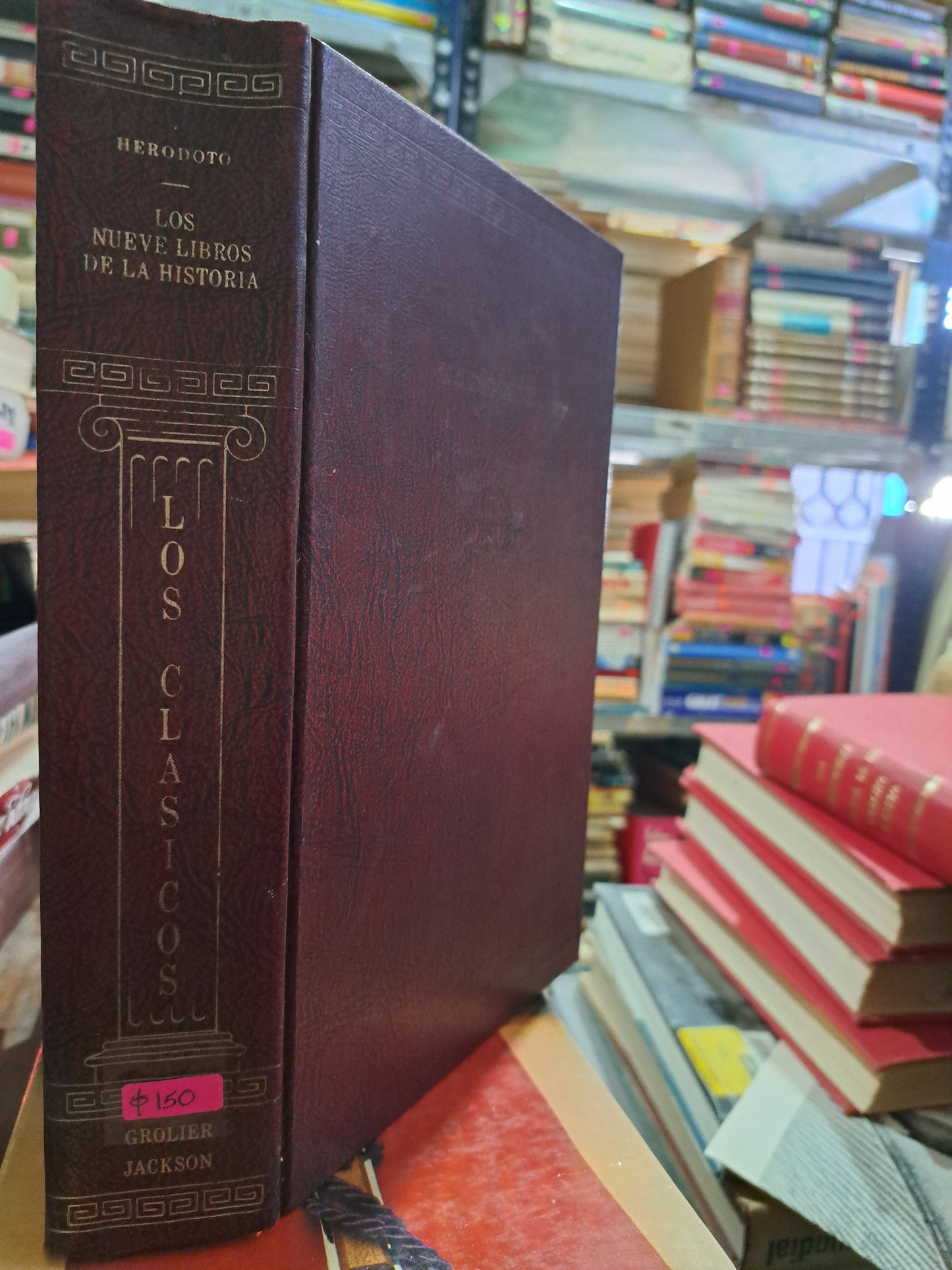 LOS CLASICOS HERODOTO LOS NUEVE LIBROS DE LA HISTORIA USADO NOVELA ALDAMA