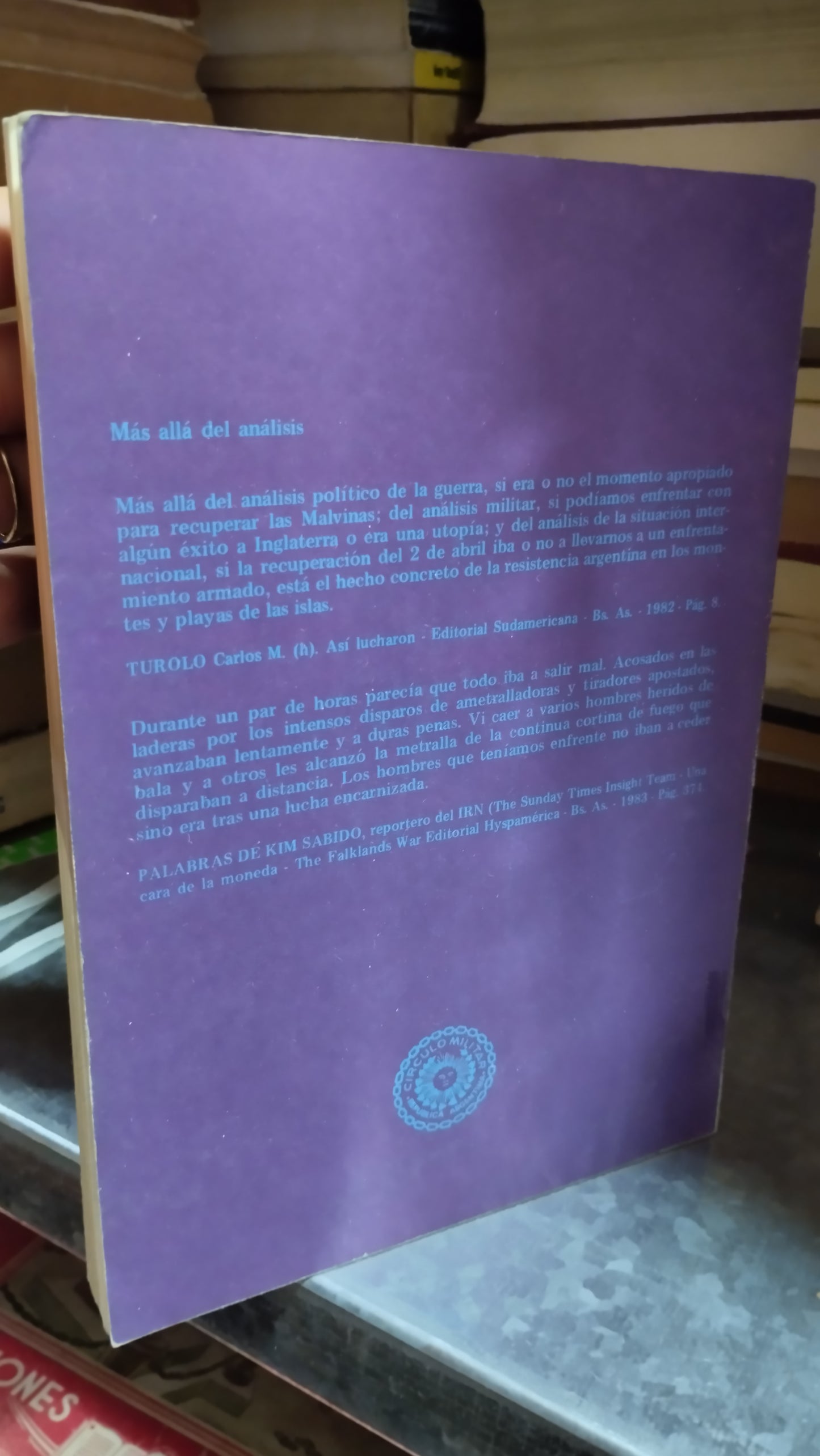 MALVINAS RELATOS DE SOLDADOS POR MARTIN ANTONIO BALZA LIBRO USADO HISTORIA ALDAMA