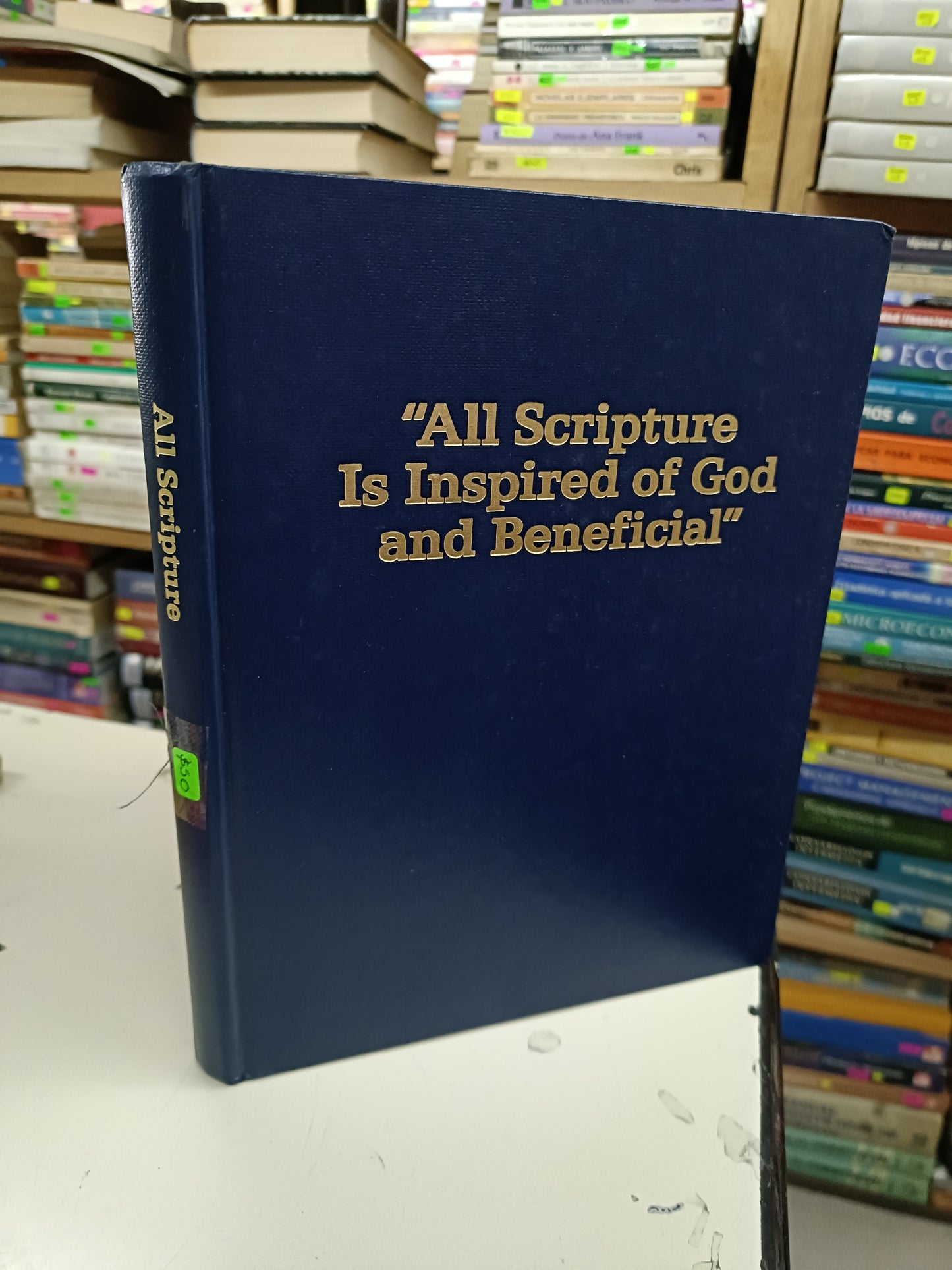 ALL SCRIPTURE USADO RELIGIÓN LITERARIO 207