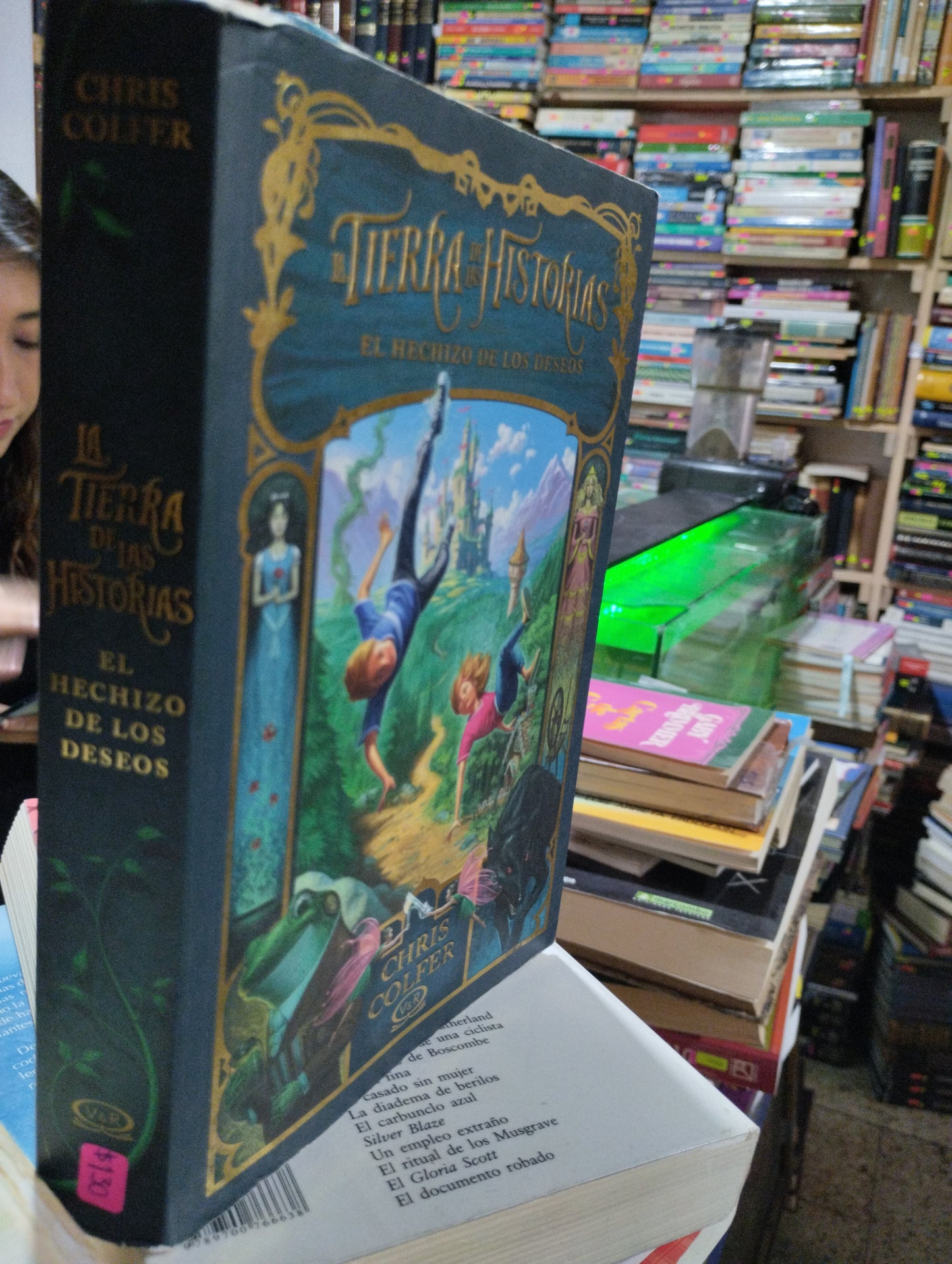 LA TIERRA DE LAS HISTORIAS EL HECHIZO DE LOS DESEOS POR CHRIS COLFER USADO INFANTIL ALDAMA