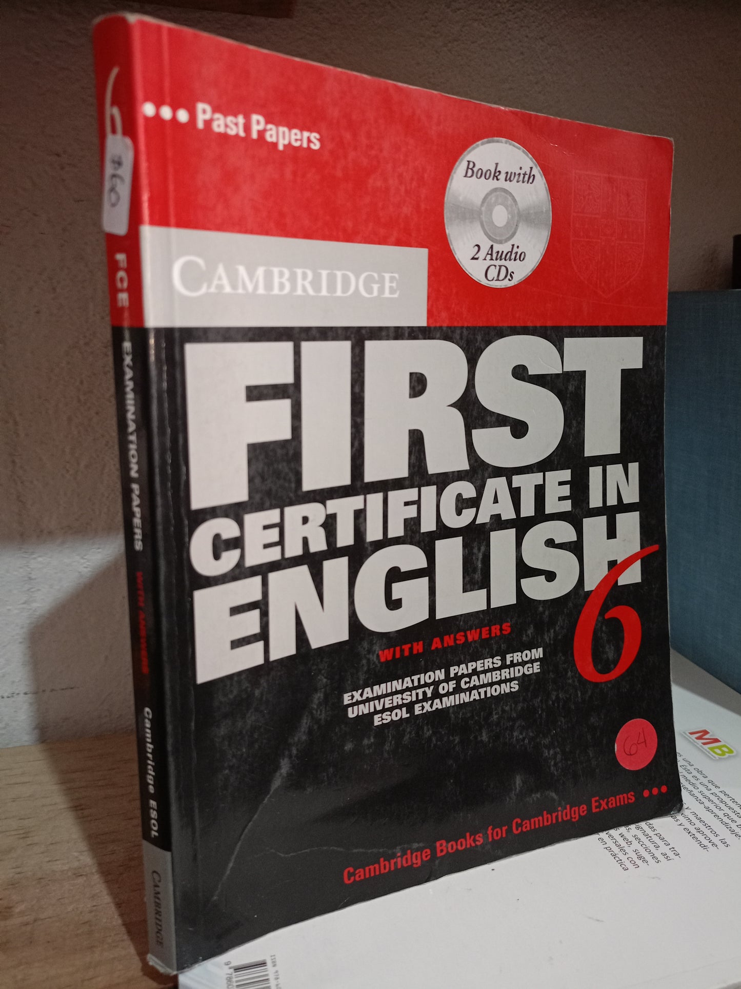 FCE FIRST CERTIFICATE IN ENGLISH EXAMINATION PAOERS WITH ANSWERS USADO IDIOMAS LITERARIO 305