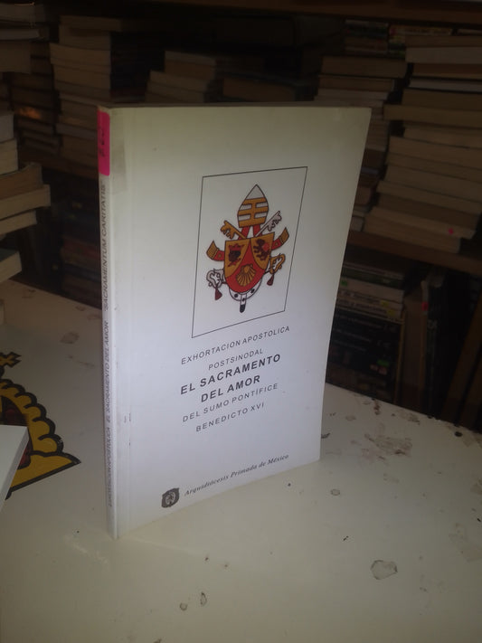 EXHORTACIÓN APOSTÓLICA POSTSINODAL: EL SACRAMENTO DEL AMOR DEL SUMO PONTÍFICE BENEDICTO XVI POR LA ARQUIDIÓCESIS PRIMADA DE MÉXICO USADO RELIGIÓN LITERARIO 207