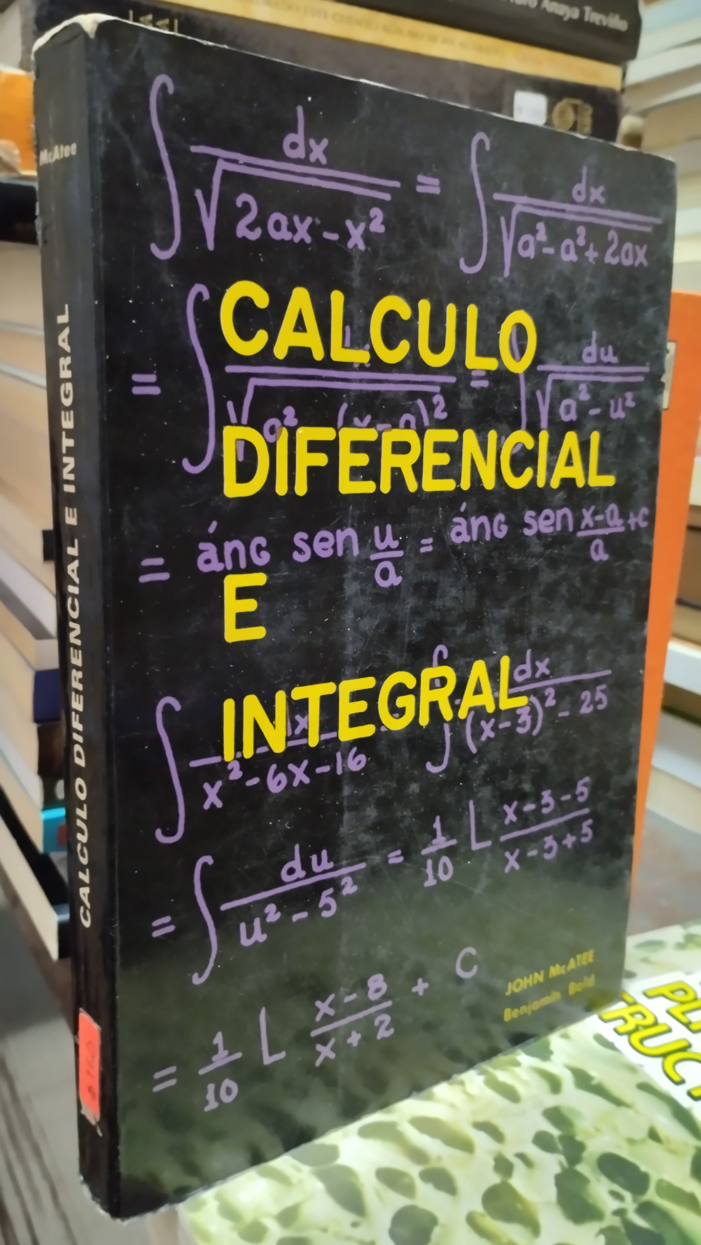CALCULO DIFERENCIAL E INTEGRAL POR JOHN MCATEE LIBRO USADO MATEMATICAS ALDAMA