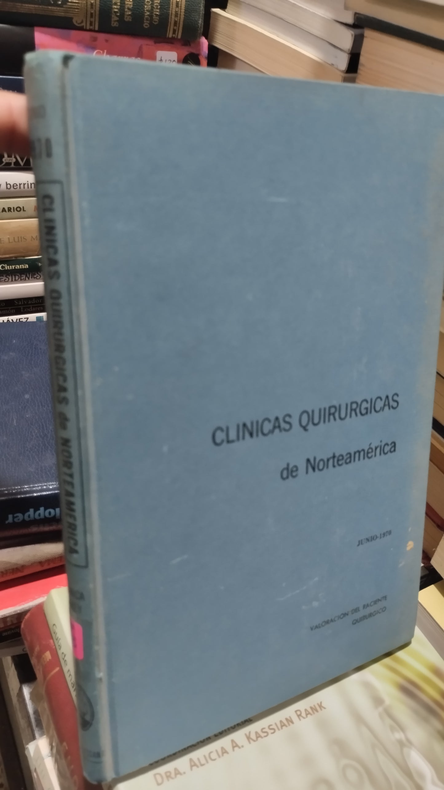 CLINICAS QUIRURGICAS DE NORTEAMERICA LIBRO USADO SALUD ALDAMA
