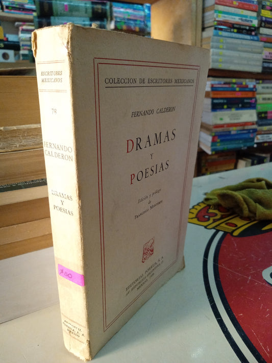 DRAMAS Y POESIAS POR FRANCISCO MONTERDE USADO POESIA LITERARIO 207