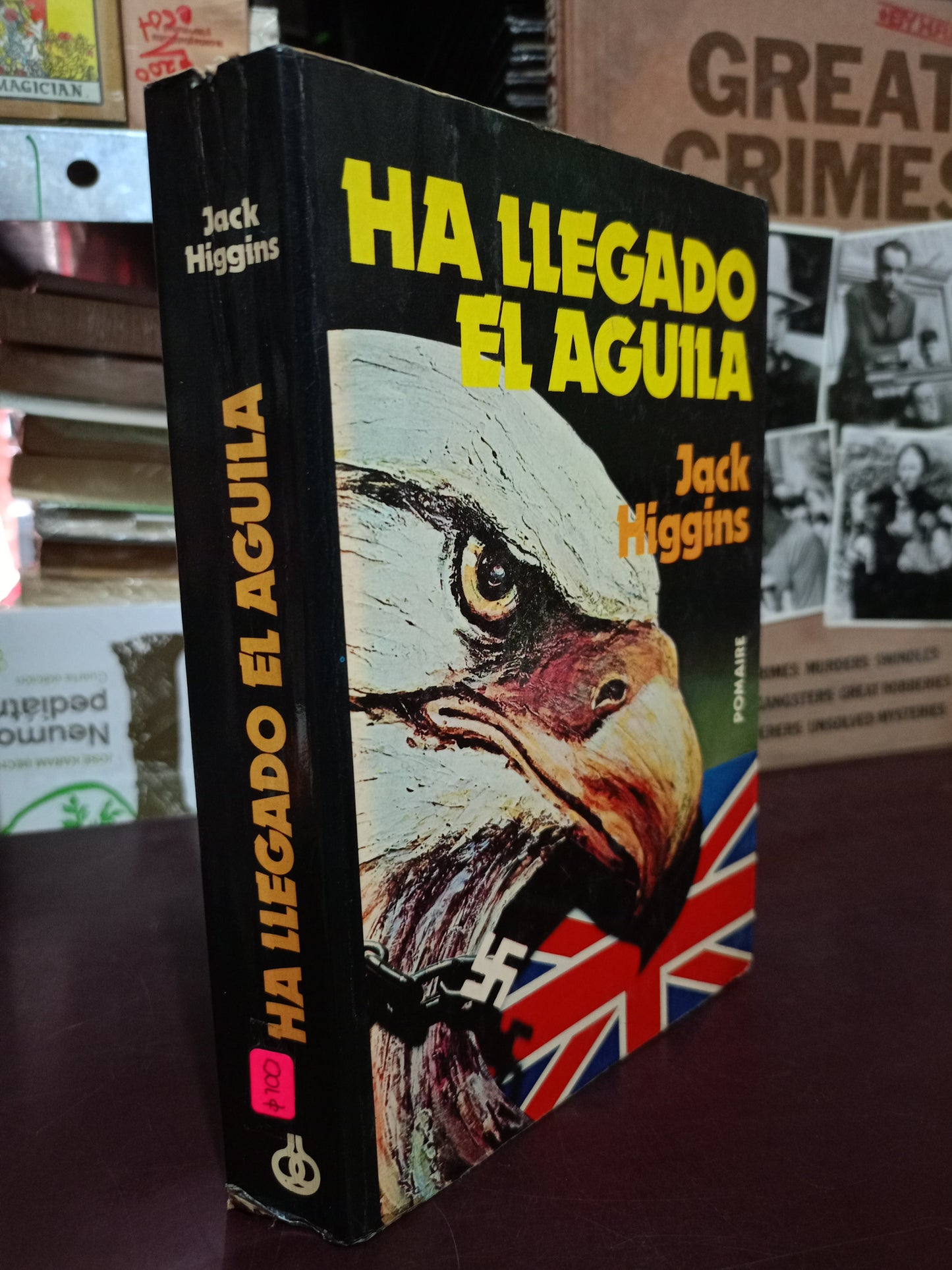 HA LLEGADO EL ÁGUILA POR JACK HIGGINS USADO NOVELA LITERARIO 305