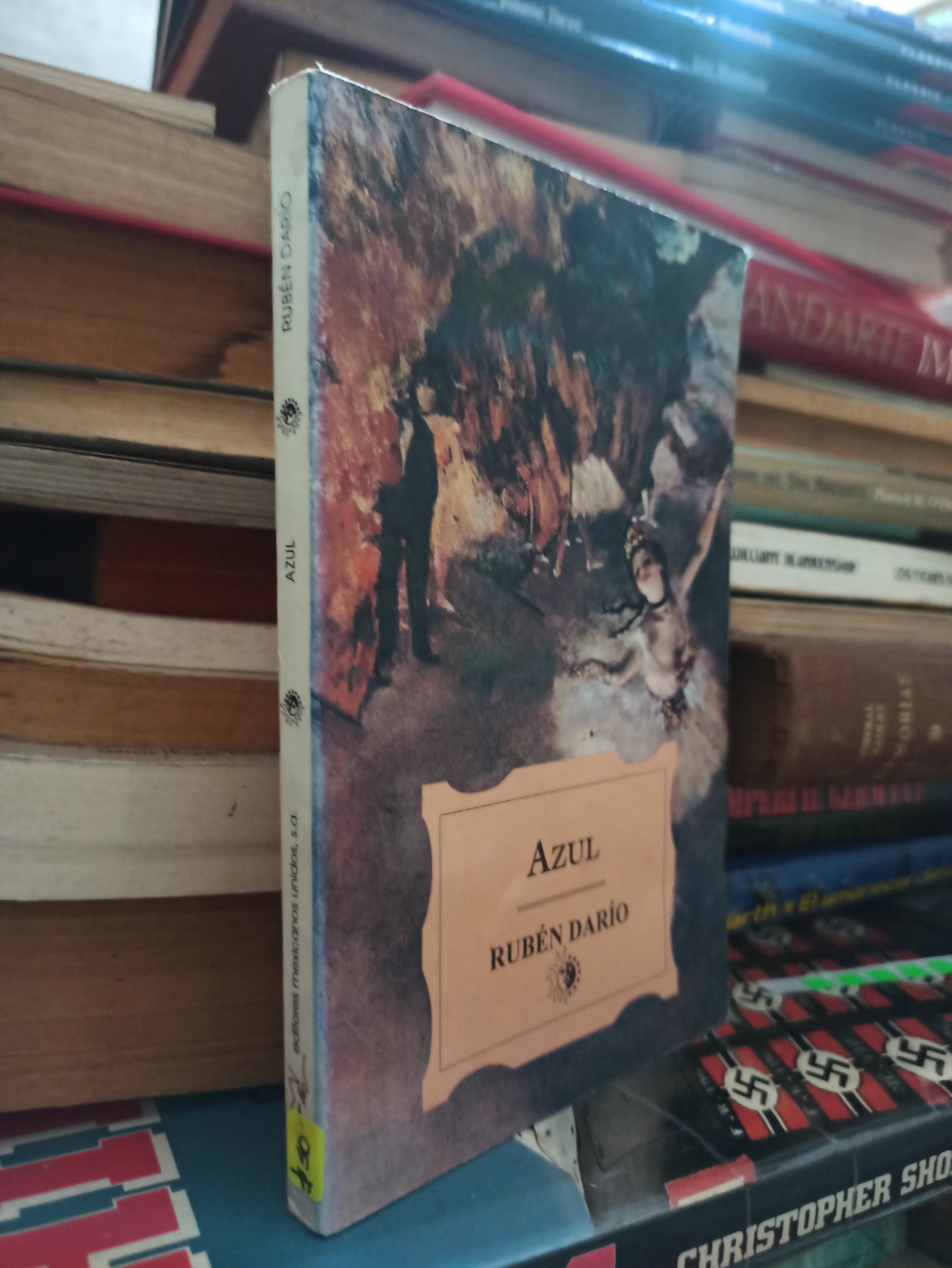 AZÚL POR RUBÉN DARÍO USADO NOVELAS ALDAMA