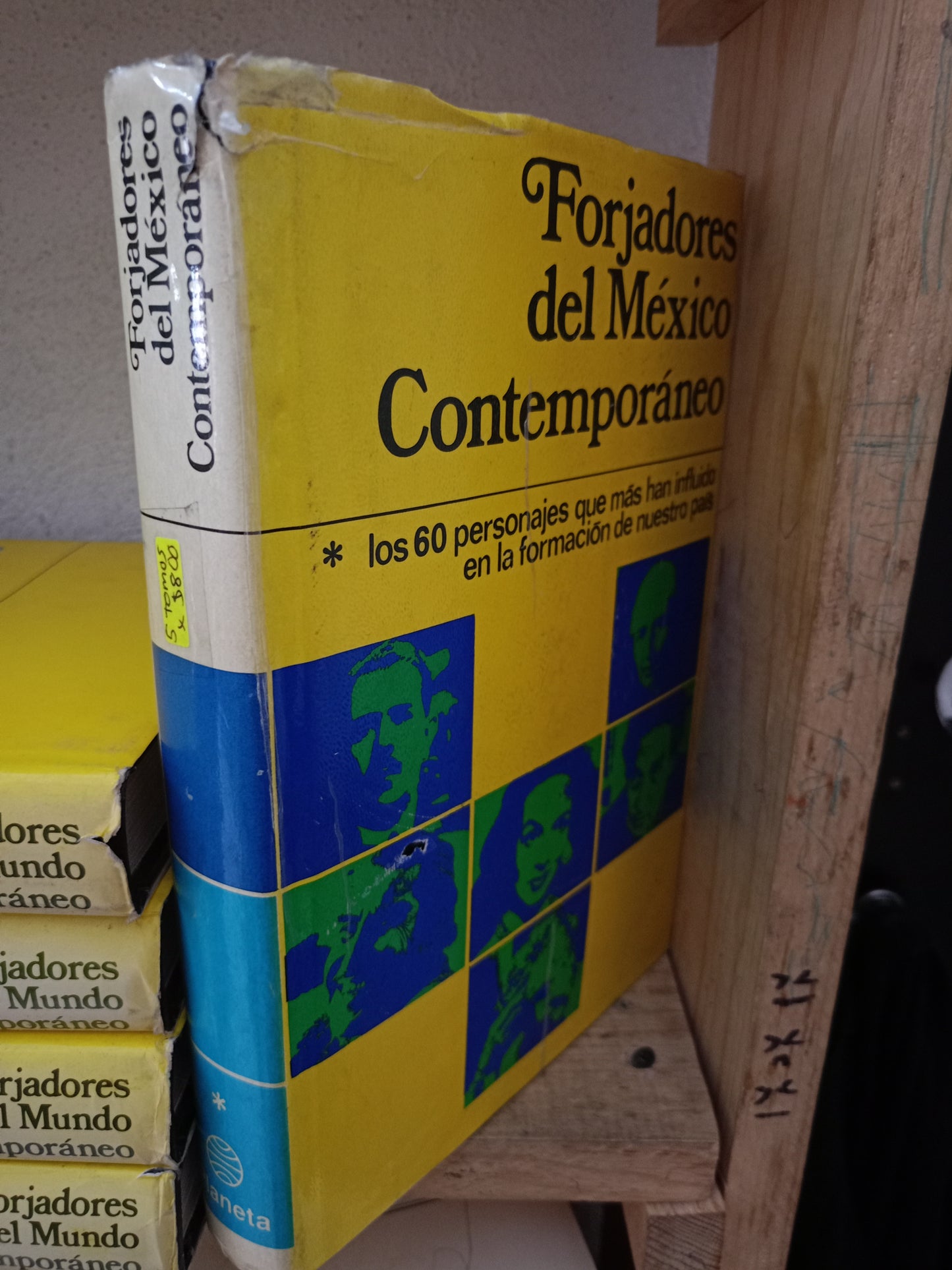 FORJADORES DEL MÉXICO CONTEMPORÁNEO (5 TOMOS) POR EUSEBIO RUVALCABA USADO HISTORIA LITERARIO 305