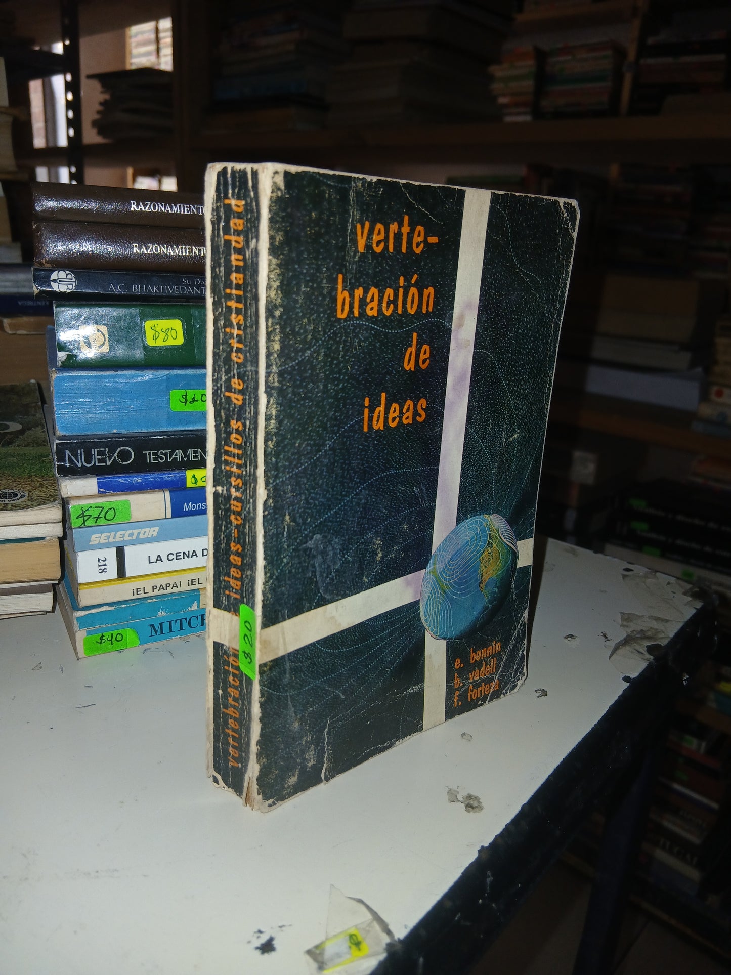 VERTEBRACIÓN DE IDEAS POR E. BONNIN, B. VADELL Y F. FORTEZA USADO RELIGIÓN LITERARIO 207