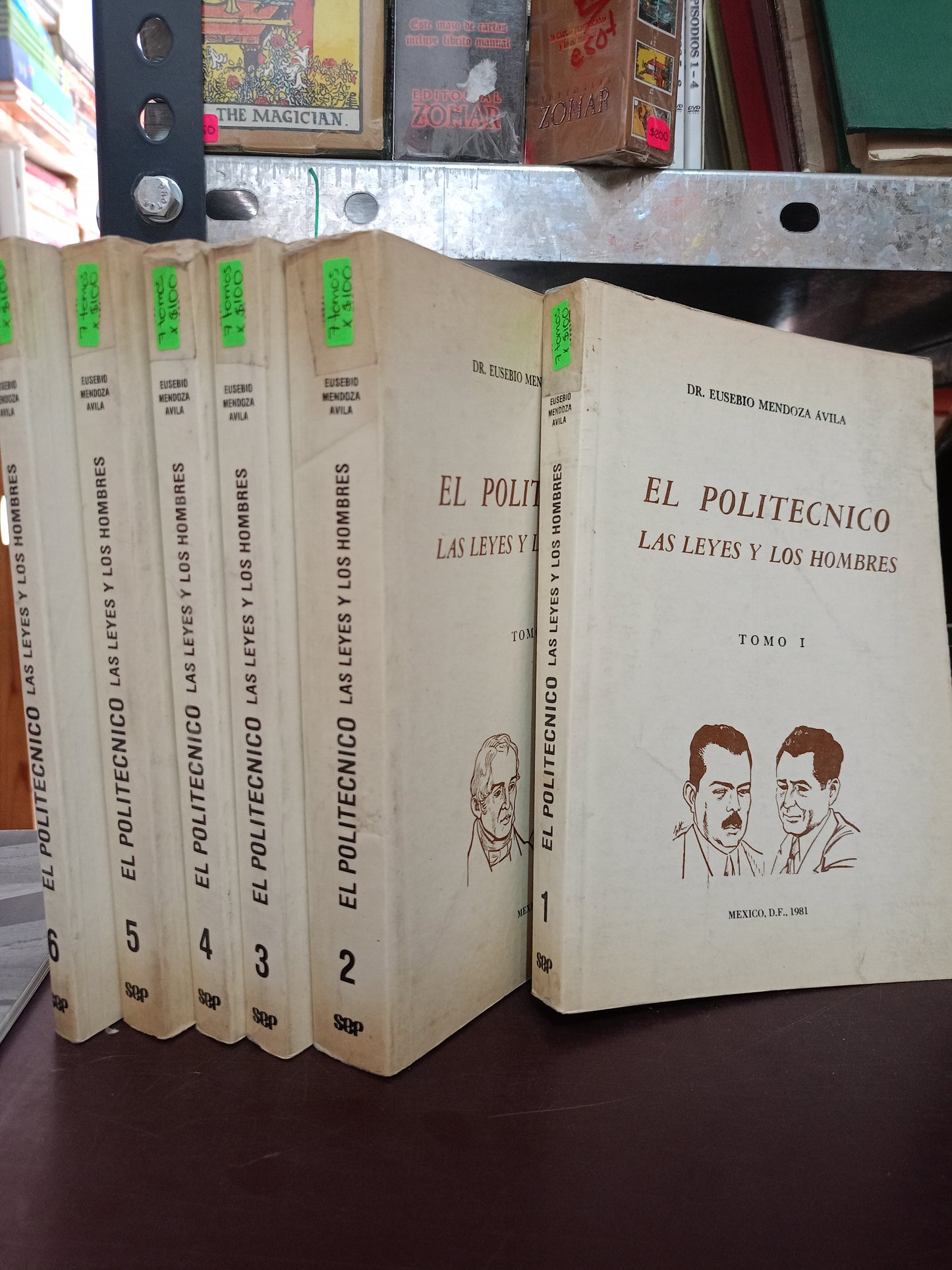 EL POLITÉCNICO LAS LEYES Y LOS HOMBRES POR DR. EUSEBIO MENDOZA AVILA USADO HISTORIA LITERARIO 305