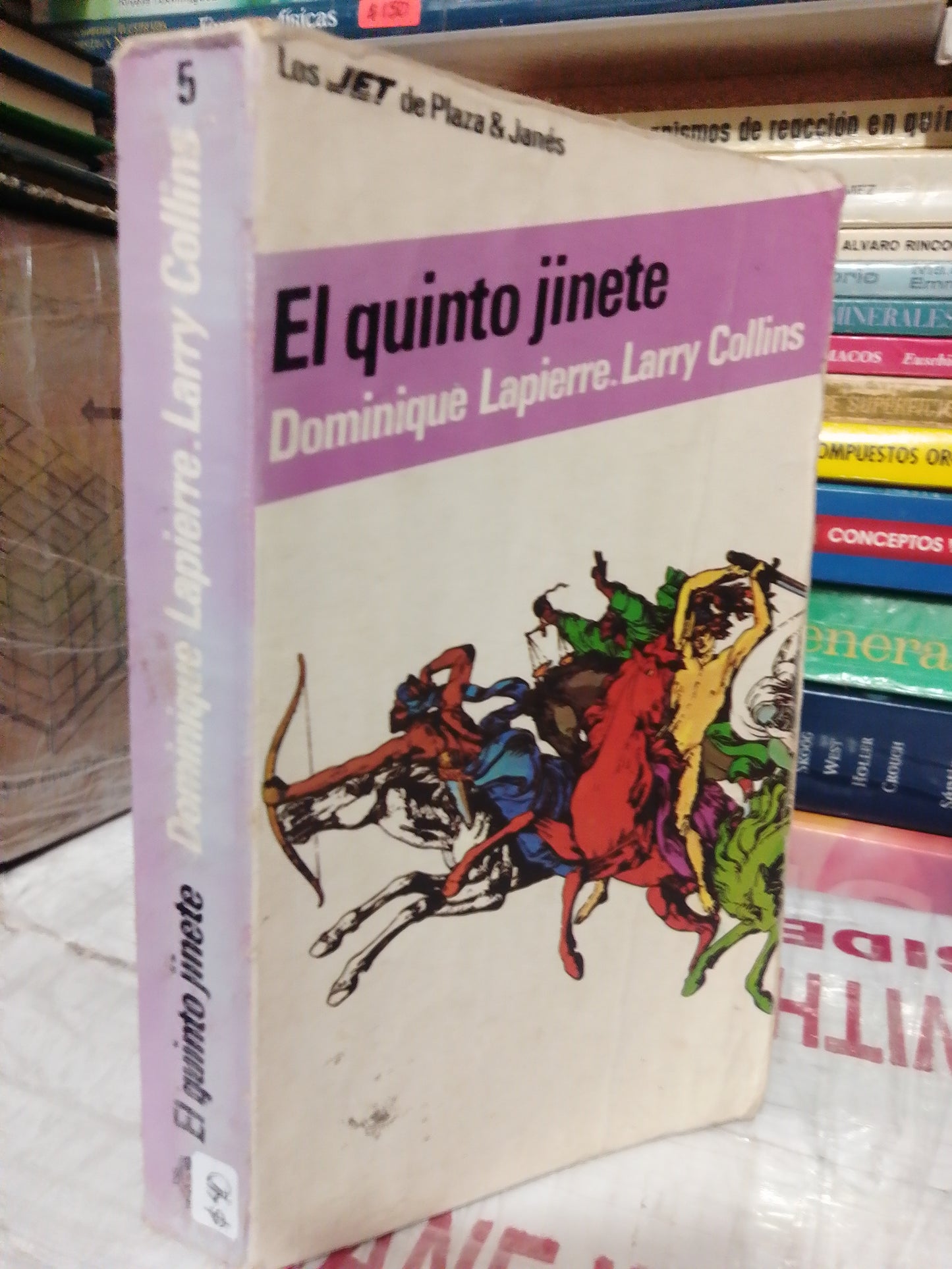 EL QUINTO JINETE POR DOMINIQUE LAPIERRE USADO NOVELA JUÁREZ