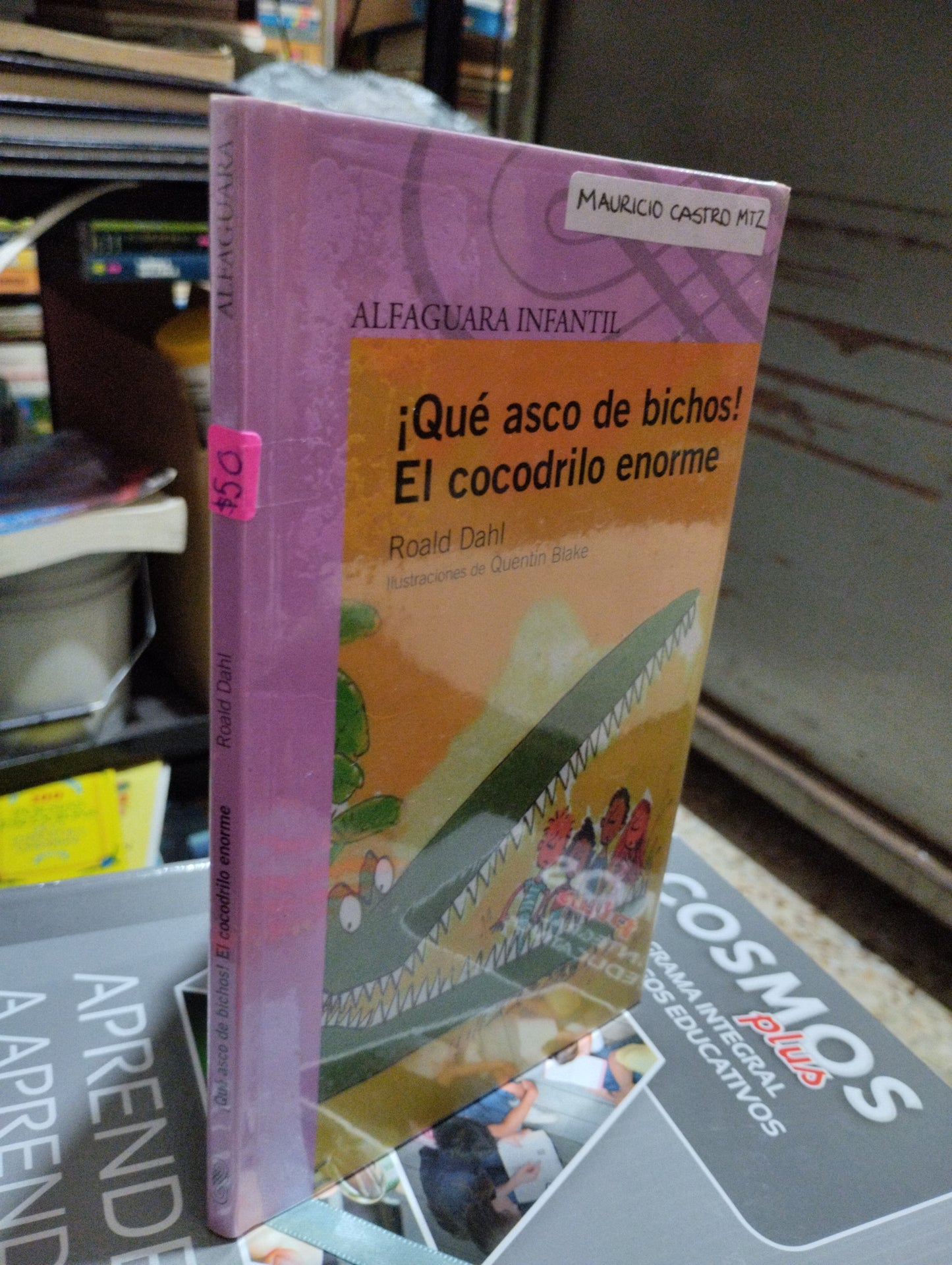 !QUE ASCO DE BICHOS! EL COCODRILO ENORME POR ROALD DAHL INFANTIL ALDAMA