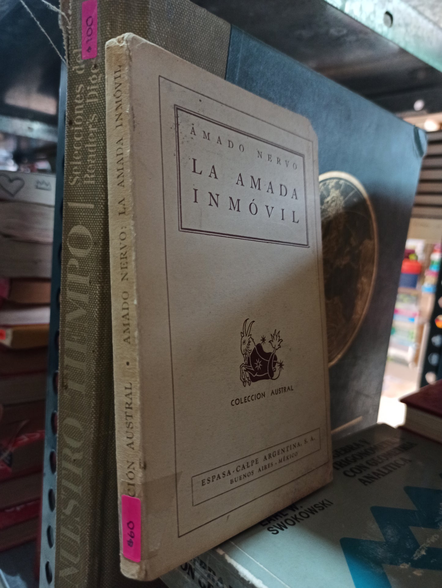 LA AMADA INMOVIL POR AMADO NERVO USADO NOVELAS ALDAMA