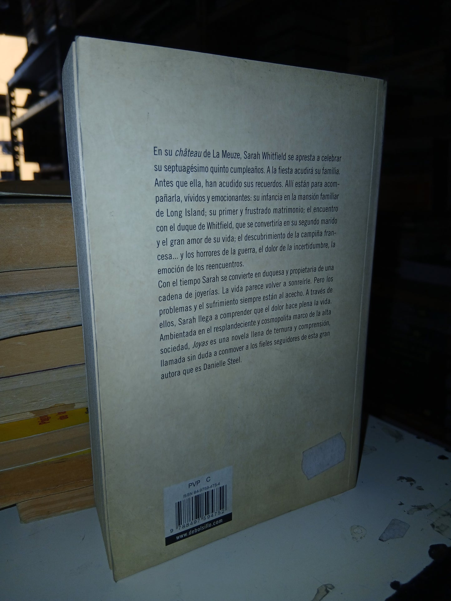 JOYAS POR DANIELLE STEEL USADO NOVELA LITERARIO 207