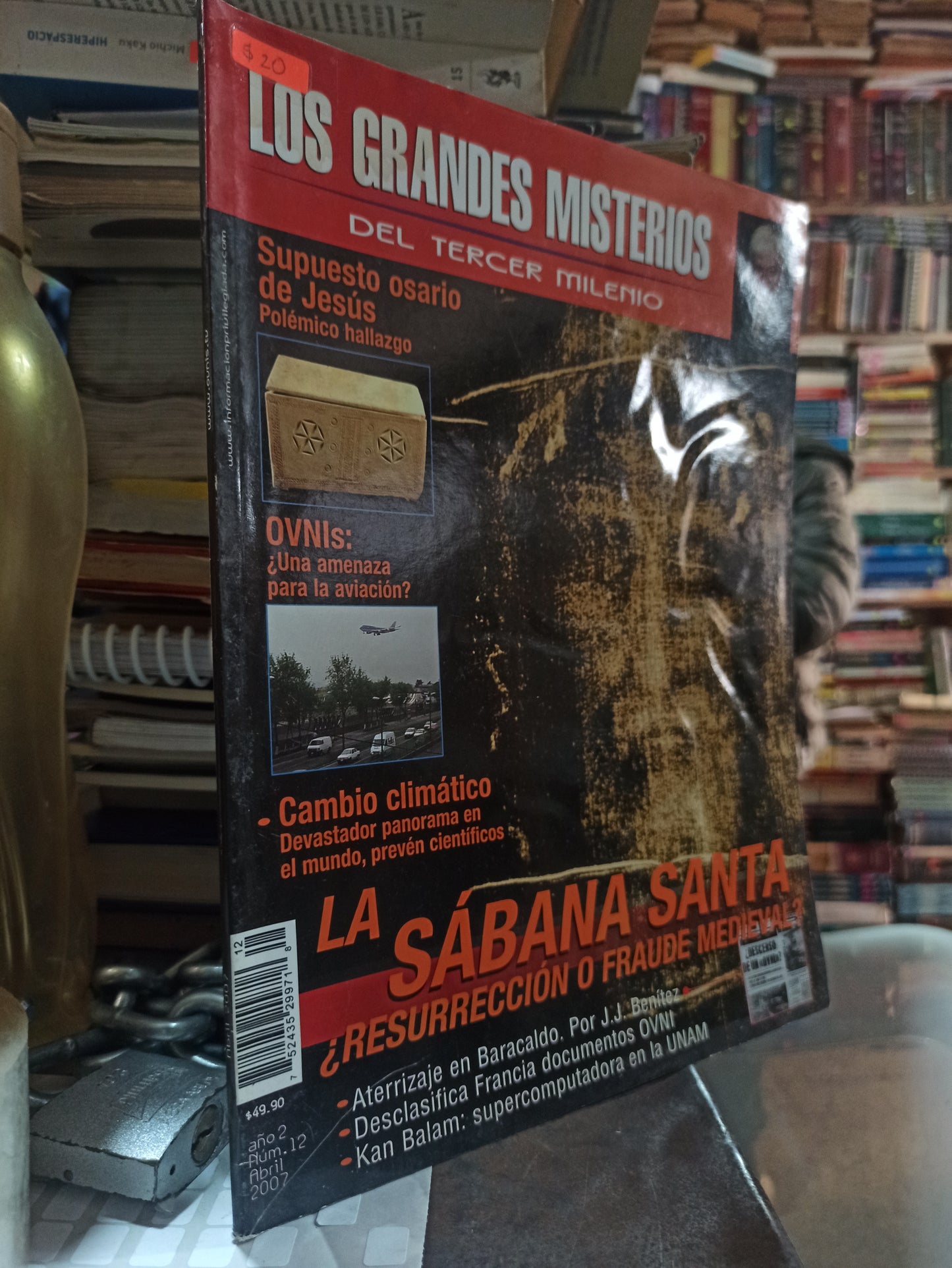LOS GRANDES MISTERIOS DEL TERCER MILENIO LA SABANA SANTA POR JAIME MAUSSAN USADO ESOTERISMO ALDAMA