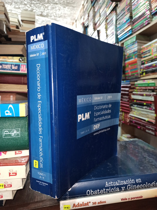 DICCIONARIO DE ESPECIALIDADES FARMACEUTICAS POR EDITORIAL PLM USADO SALUD ALDAMA