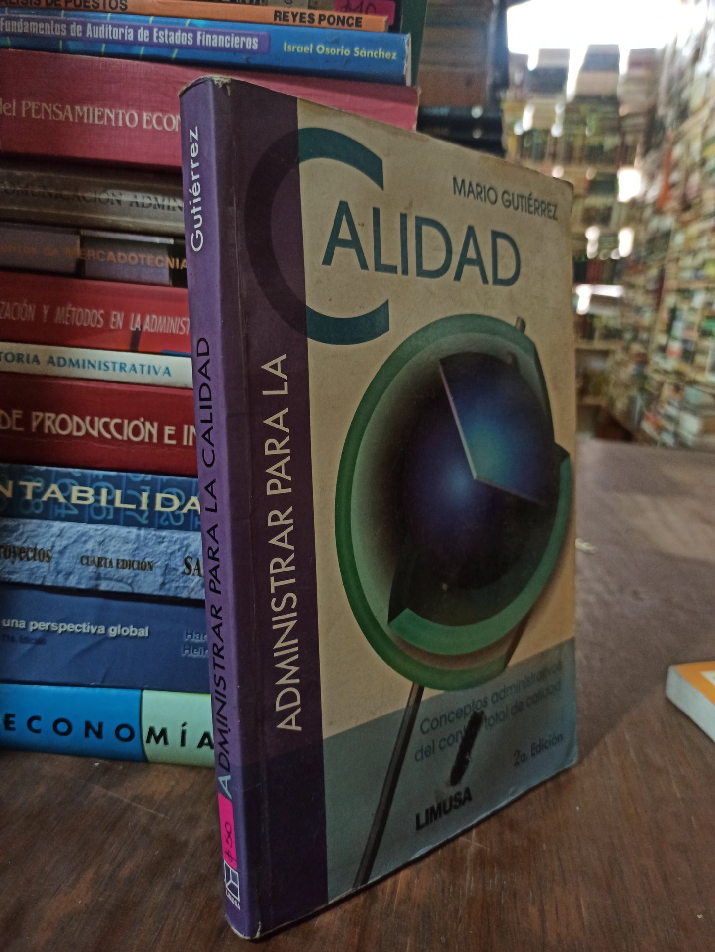 ADMINISTRAR PARA LA CALIDAD POR MARIO GUTIERREZ USADO ADMINISTRACIÓN ALDAMA