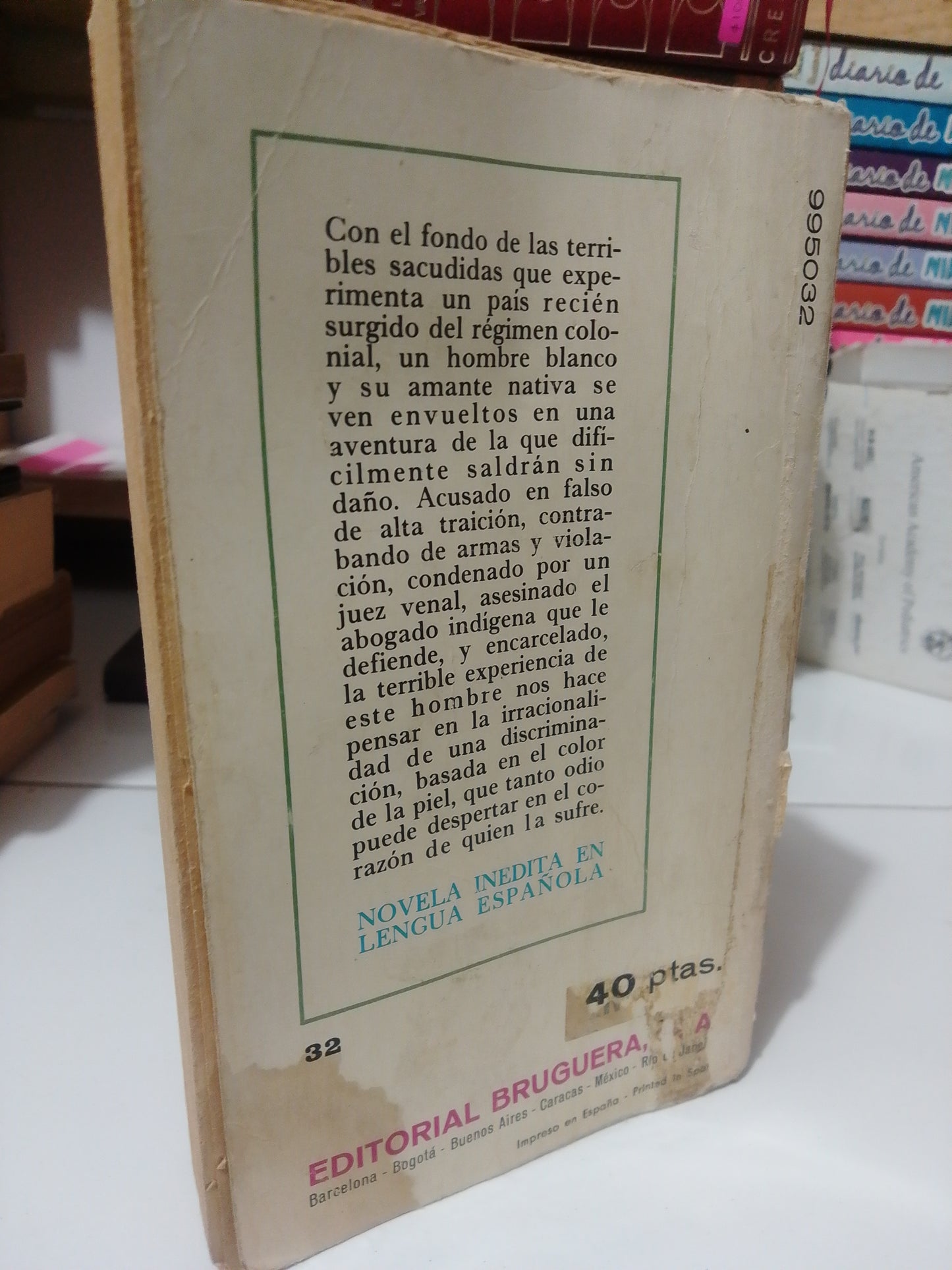 MIEDO BLANCO POR FREDERIC MULLALLY USADO NOVELA JUÁREZ