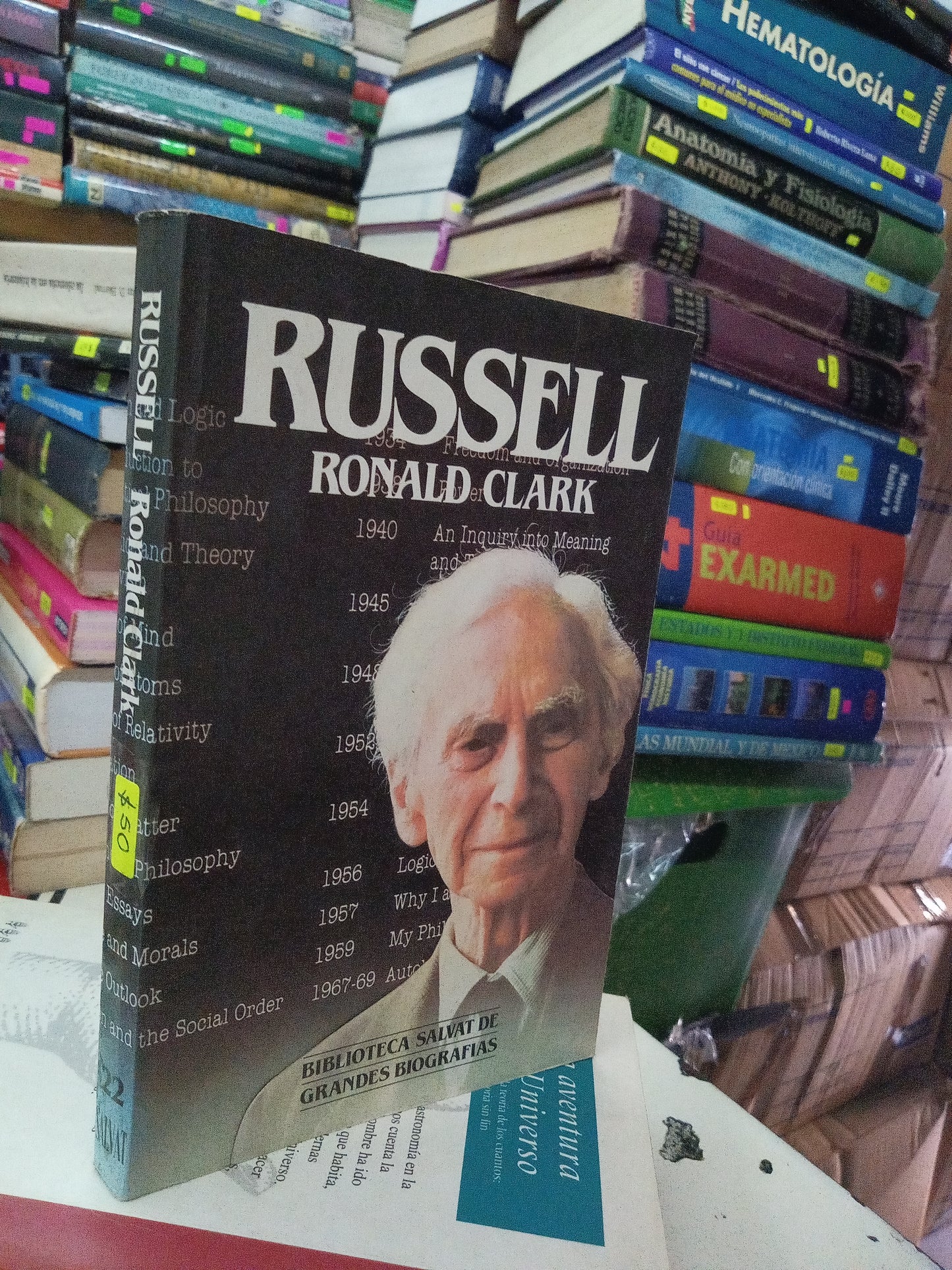 RUSSELL POR RONALD CLARK USADO HISTORIA LITERARIO 207
