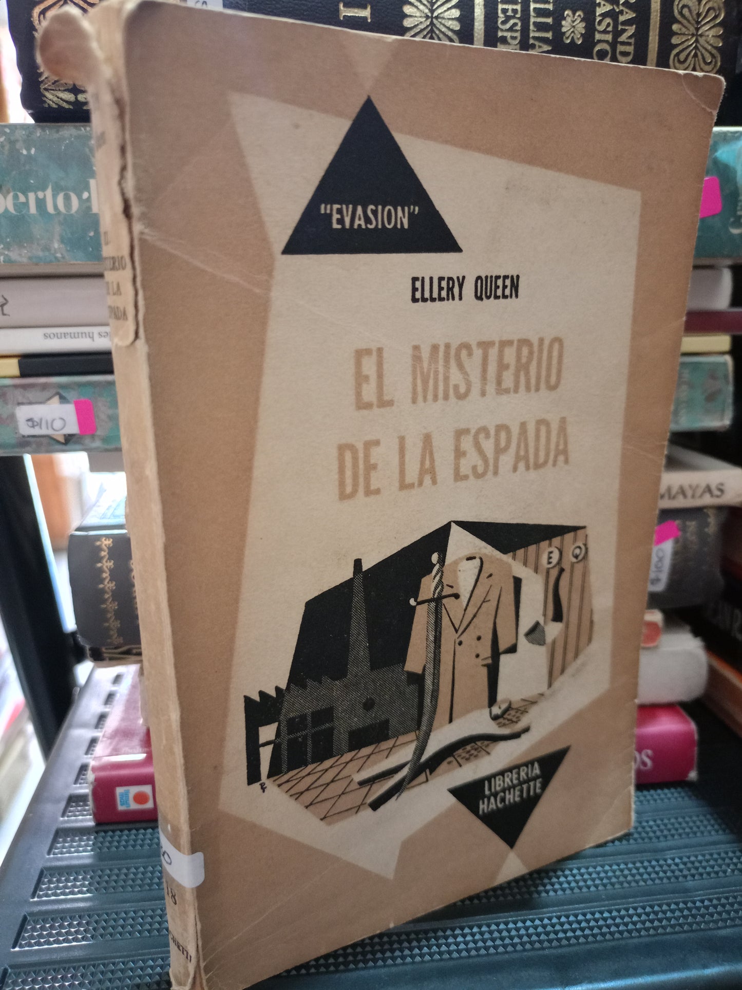 EL MISTERIO DE LA ESPADA POR ELLERY QUEEN USADO NOVELA LITERARIO 305